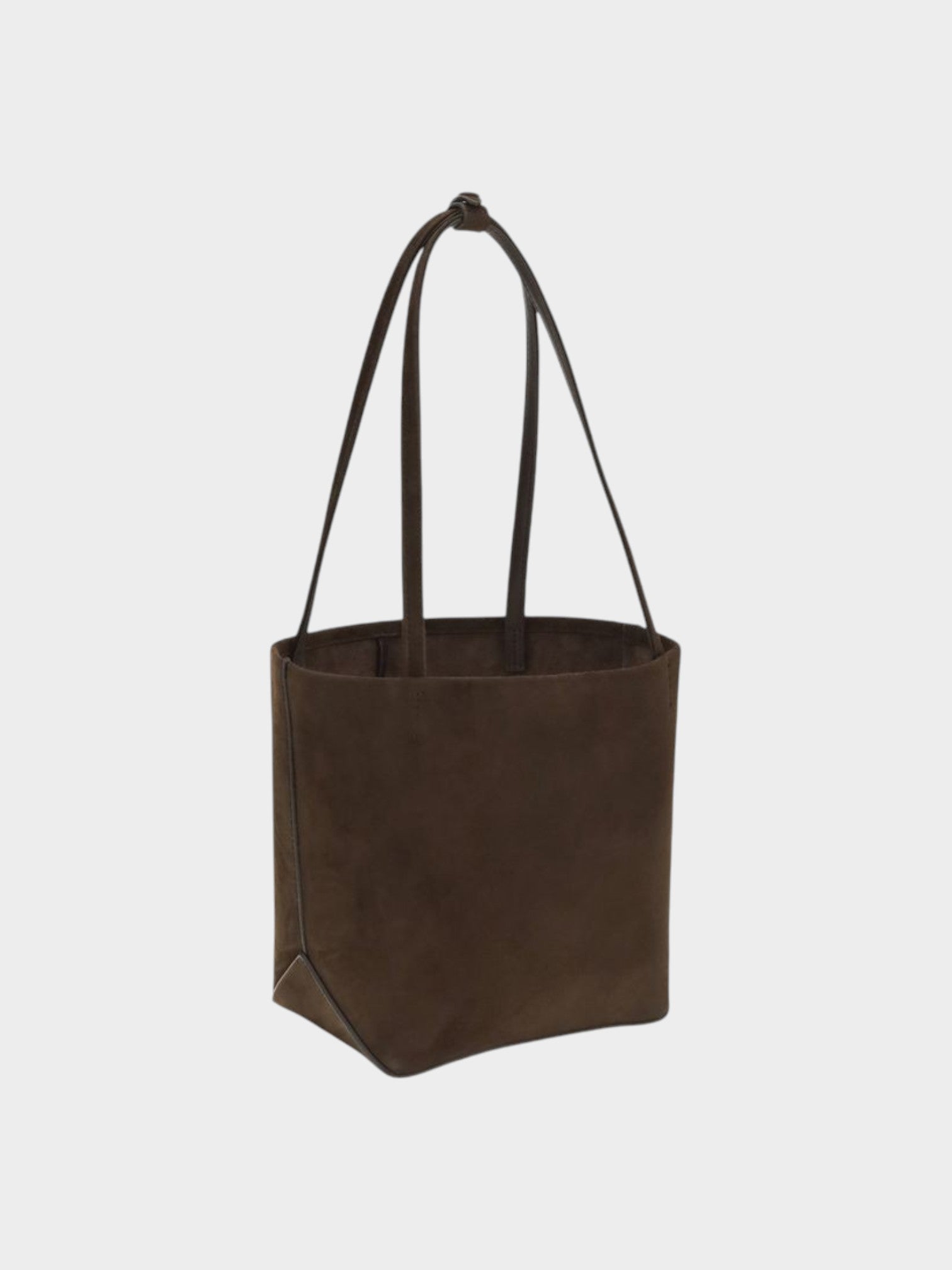 The Row Brown Calf Leather Bos Taurus Shoulder Bag-thumbmail-3