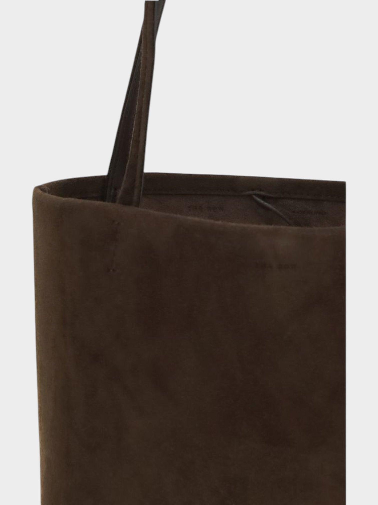 The Row Brown Calf Leather Bos Taurus Shoulder Bag-thumbmail-4