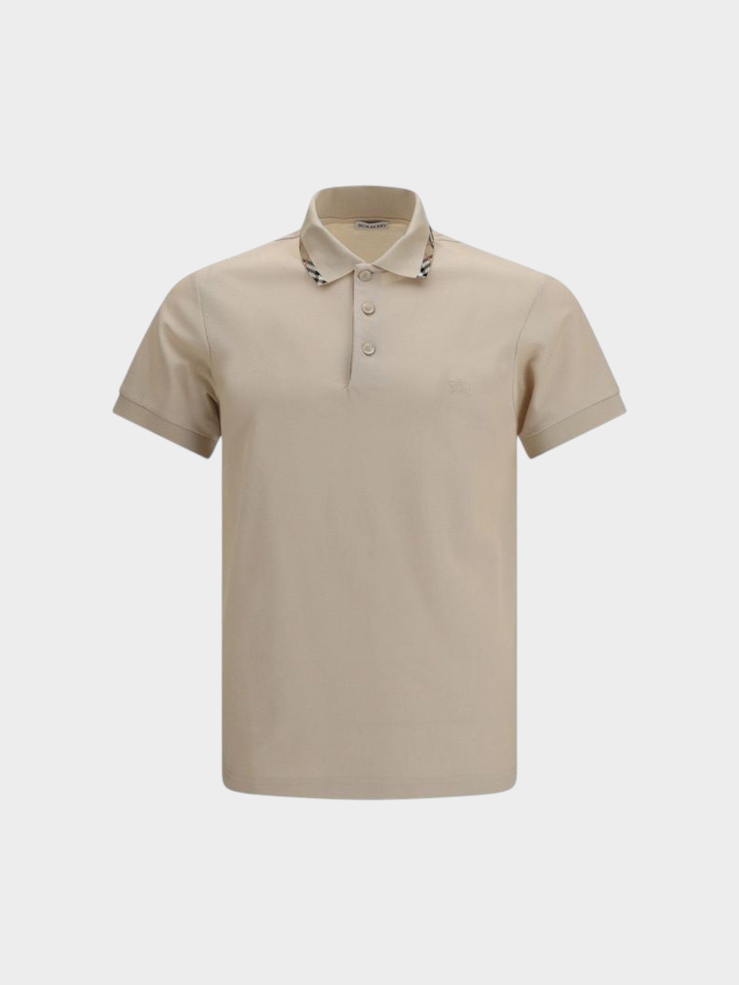 Burberry Beige Cotton Polo Shirt