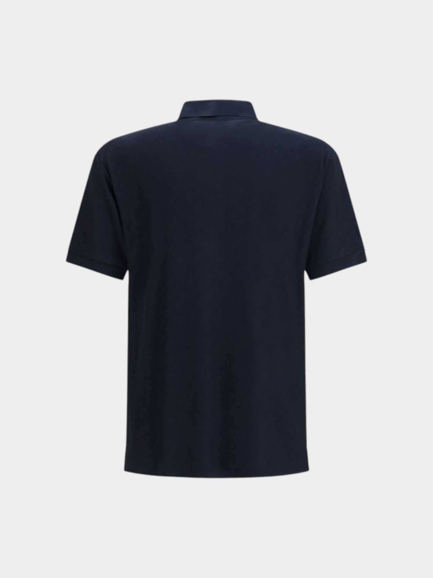 Giorgio Armani Blue Viscose Polo Shirt-thumbmail-2