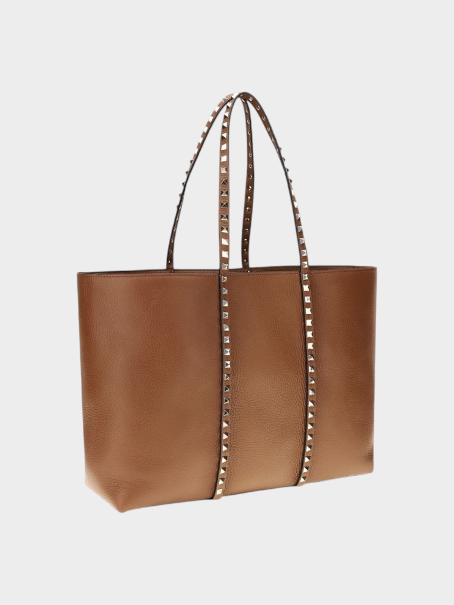 Valentino Garavani Brown Calf Leather Bos Taurus Shoulder Bag-thumbmail-3
