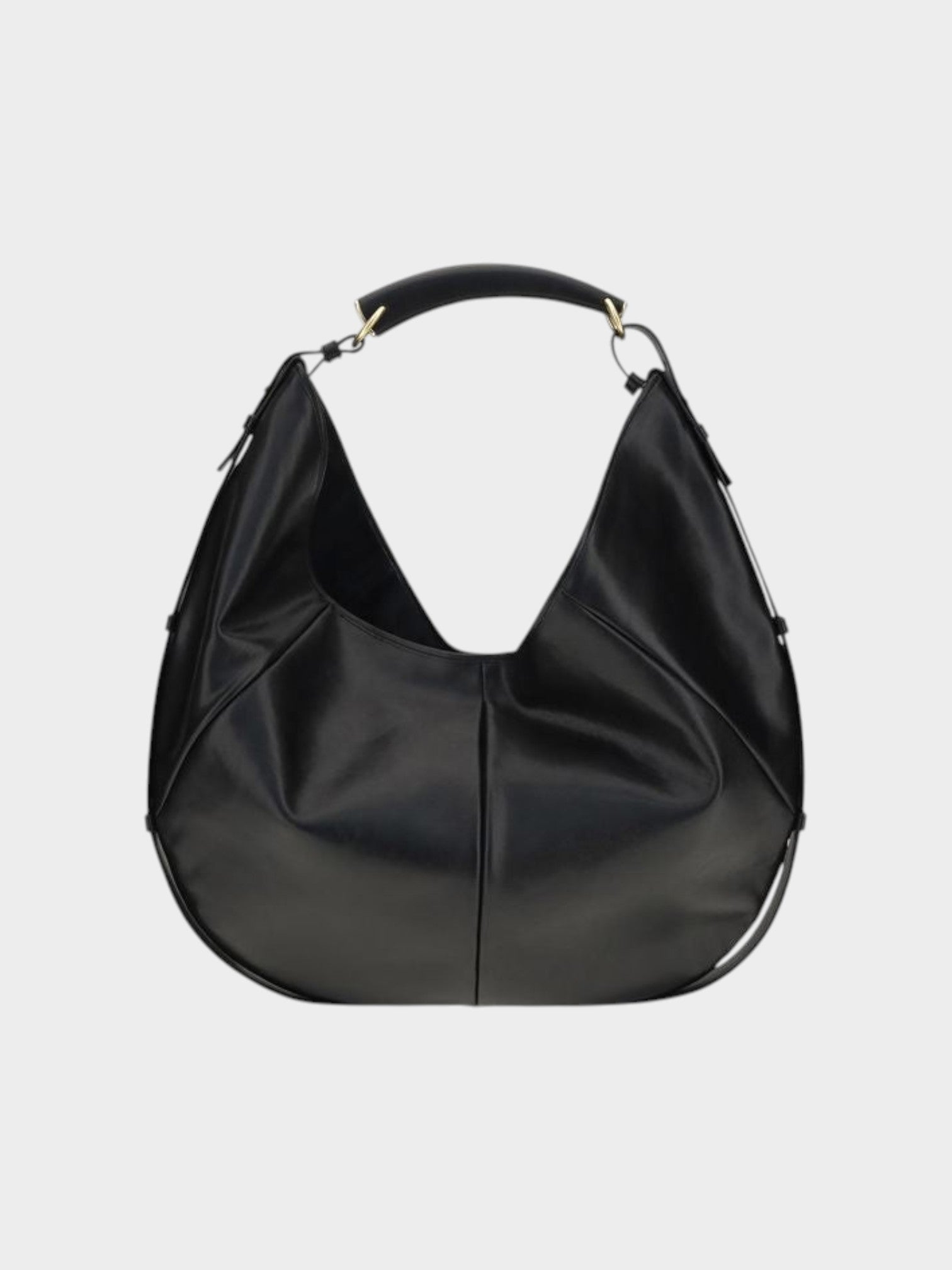 Saint Laurent Black Calf Leather Bos Taurus Shoulder Bag