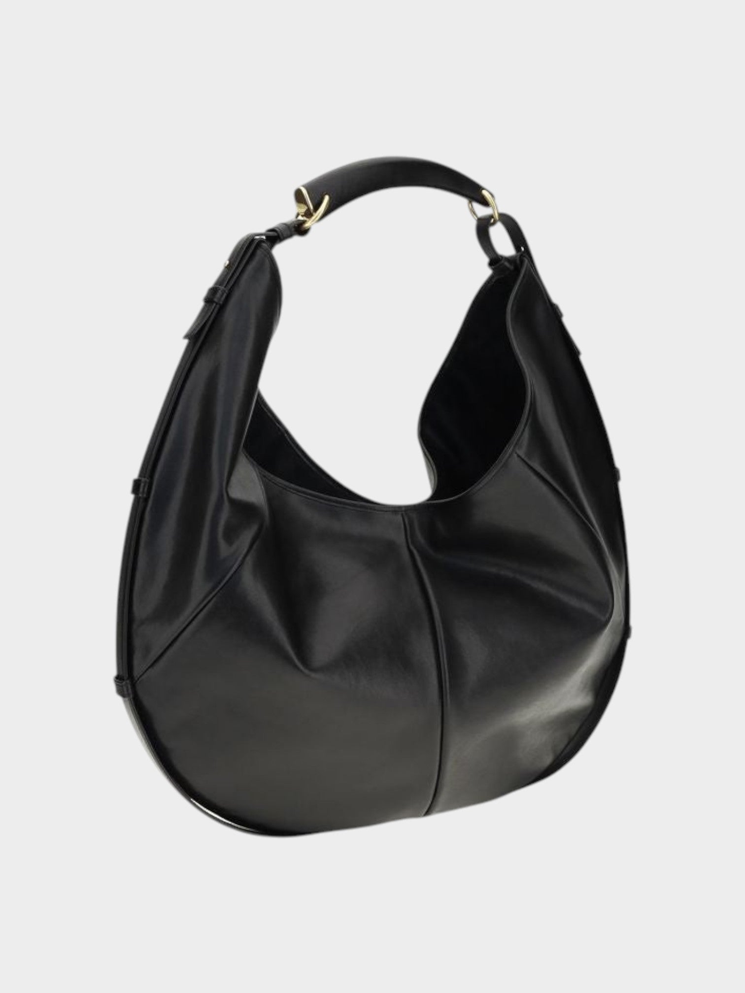 Saint Laurent Black Calf Leather Bos Taurus Shoulder Bag-thumbmail-2