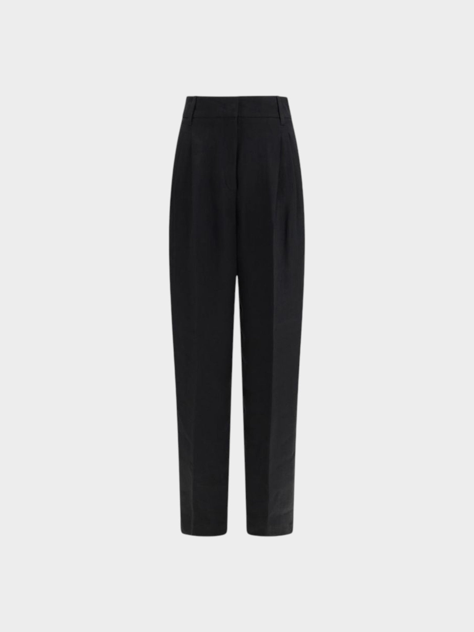 Max Mara Black Linen Pants