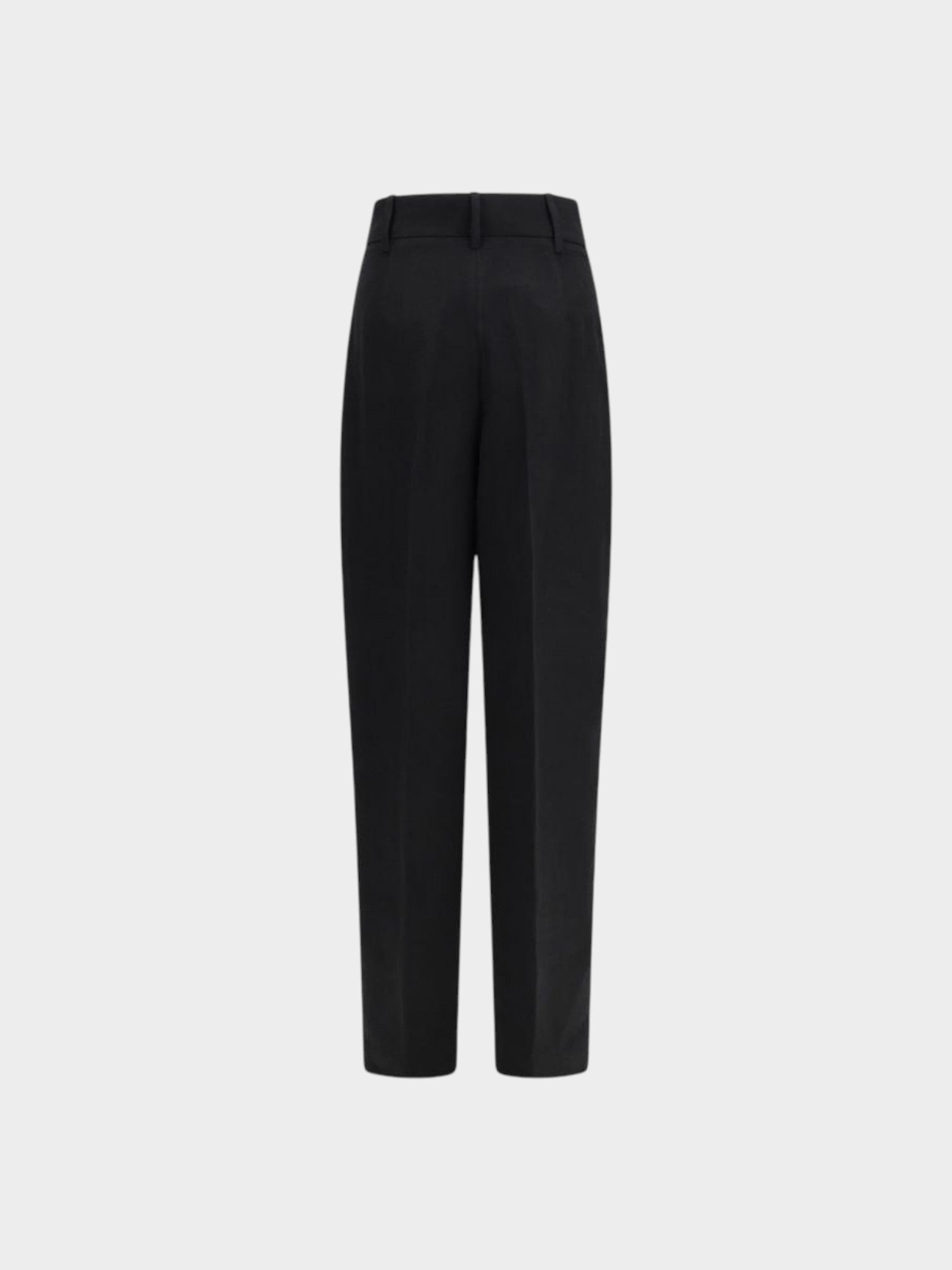 Max Mara Black Linen Pants-thumbmail-2