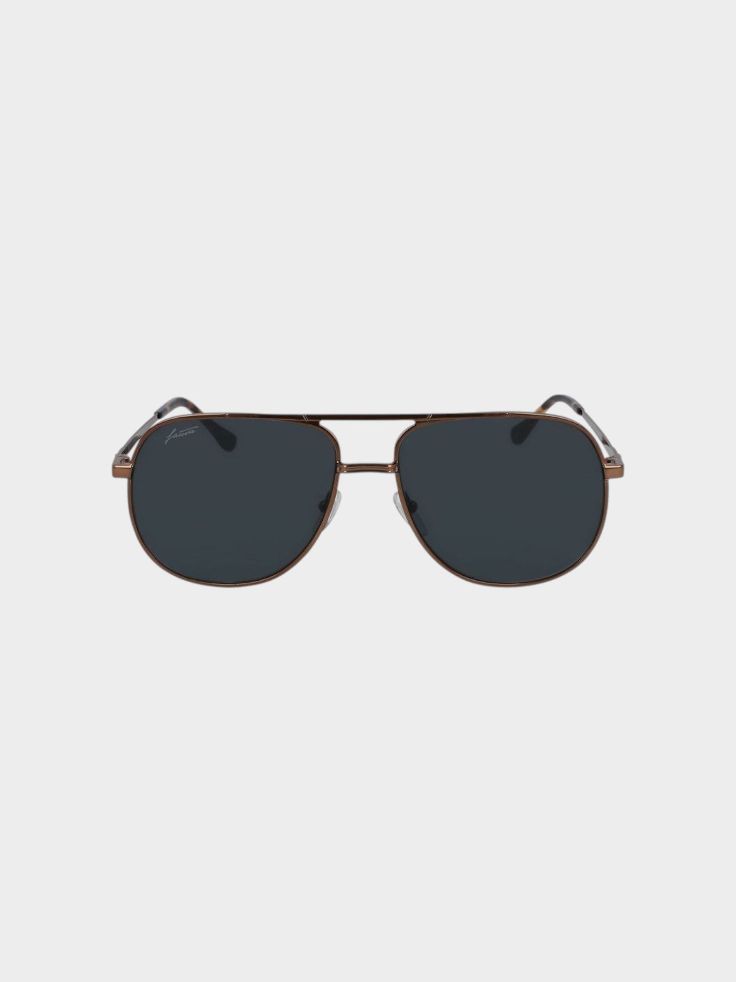 Lacoste Brown Metal Sunglasses-thumbmail-2