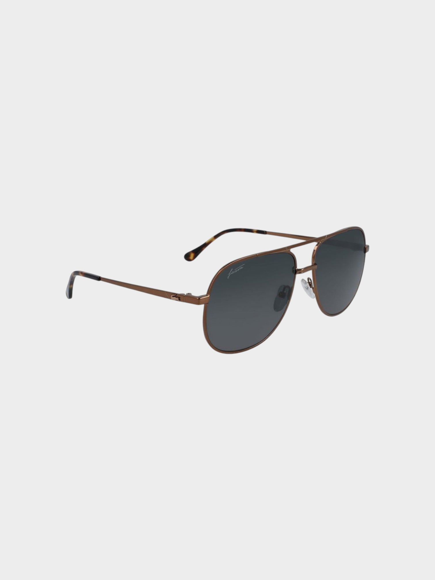 Lacoste Brown Metal Sunglasses-thumbmail-3