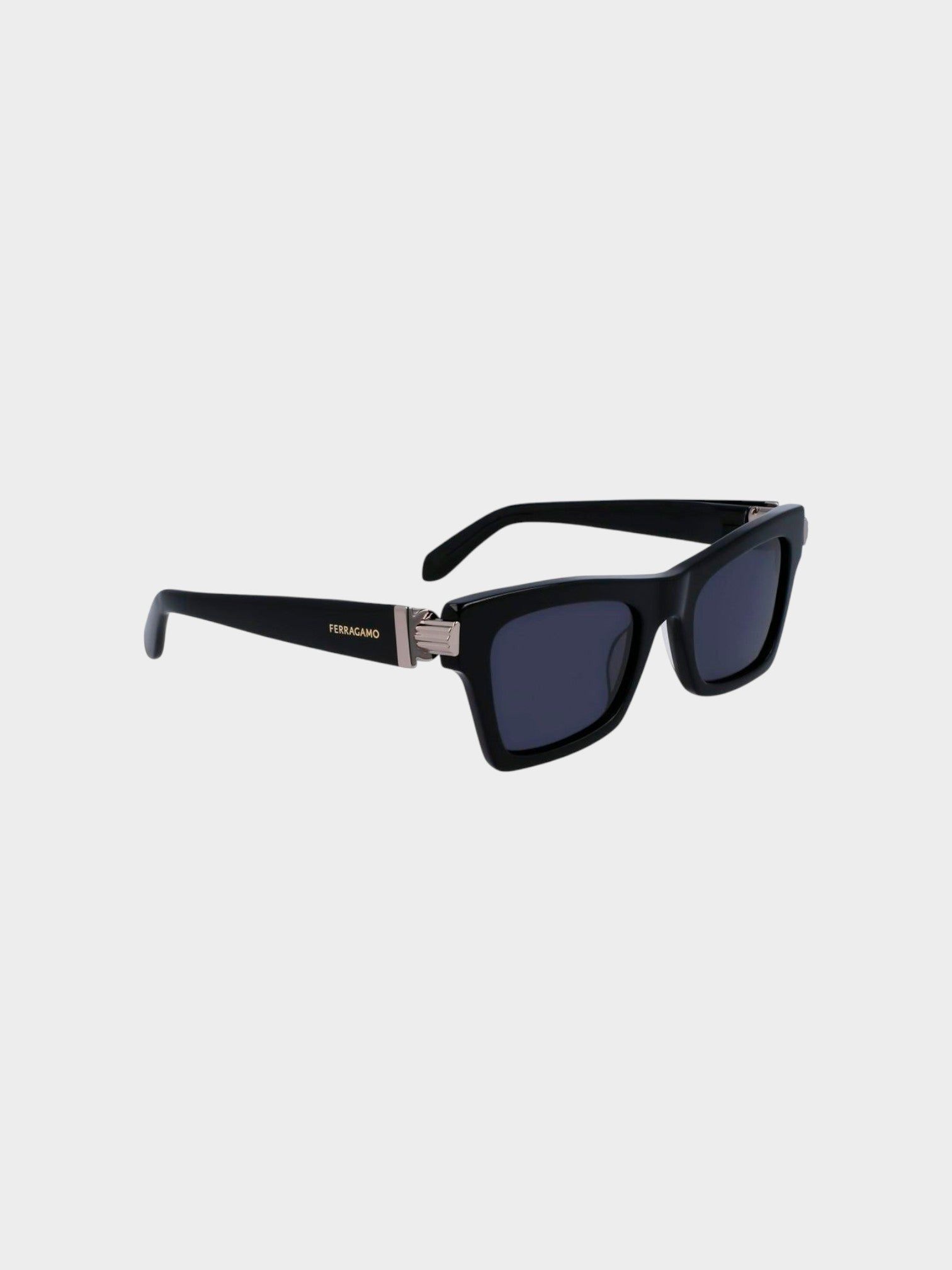 Ferragamo Black Acetate Sunglasses-thumbmail-3