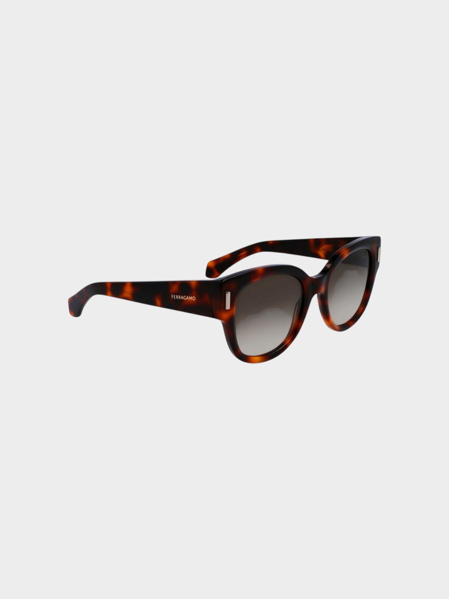 Ferragamo Brown Acetate Sunglasses-thumbmail-3