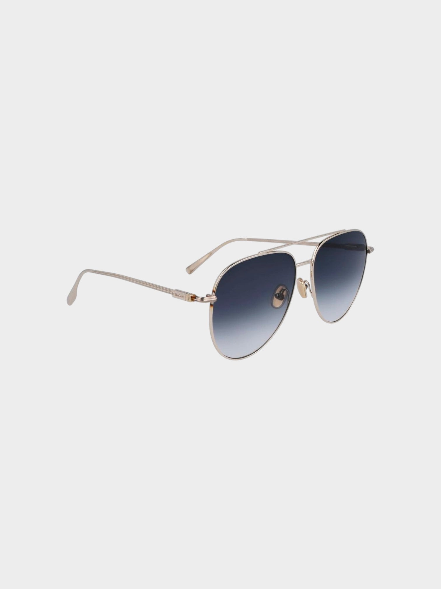 Ferragamo Gold Metal Sunglasses-thumbmail-3
