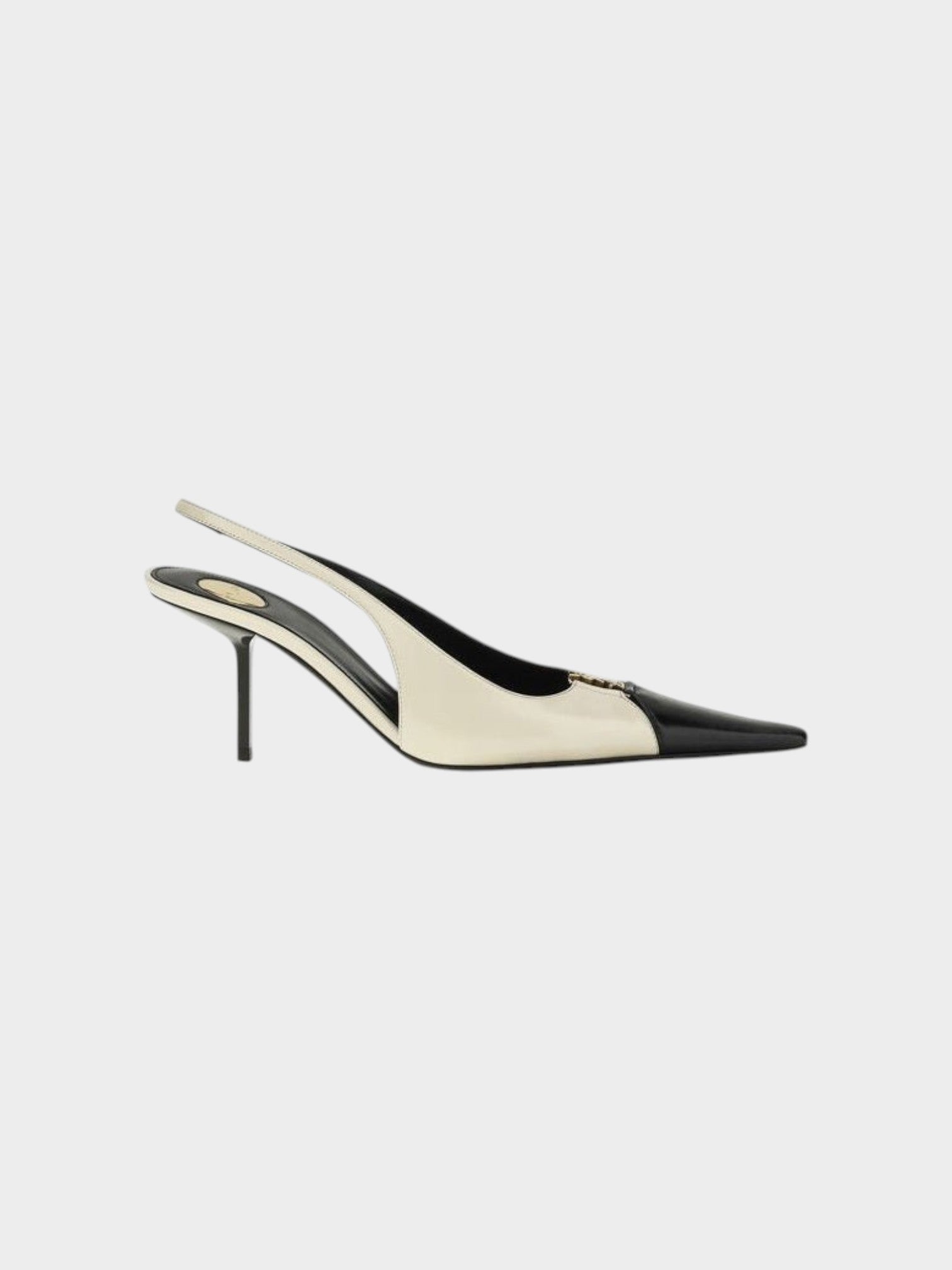 Saint Laurent Beige Calf Leather Bos Taurus Pumps