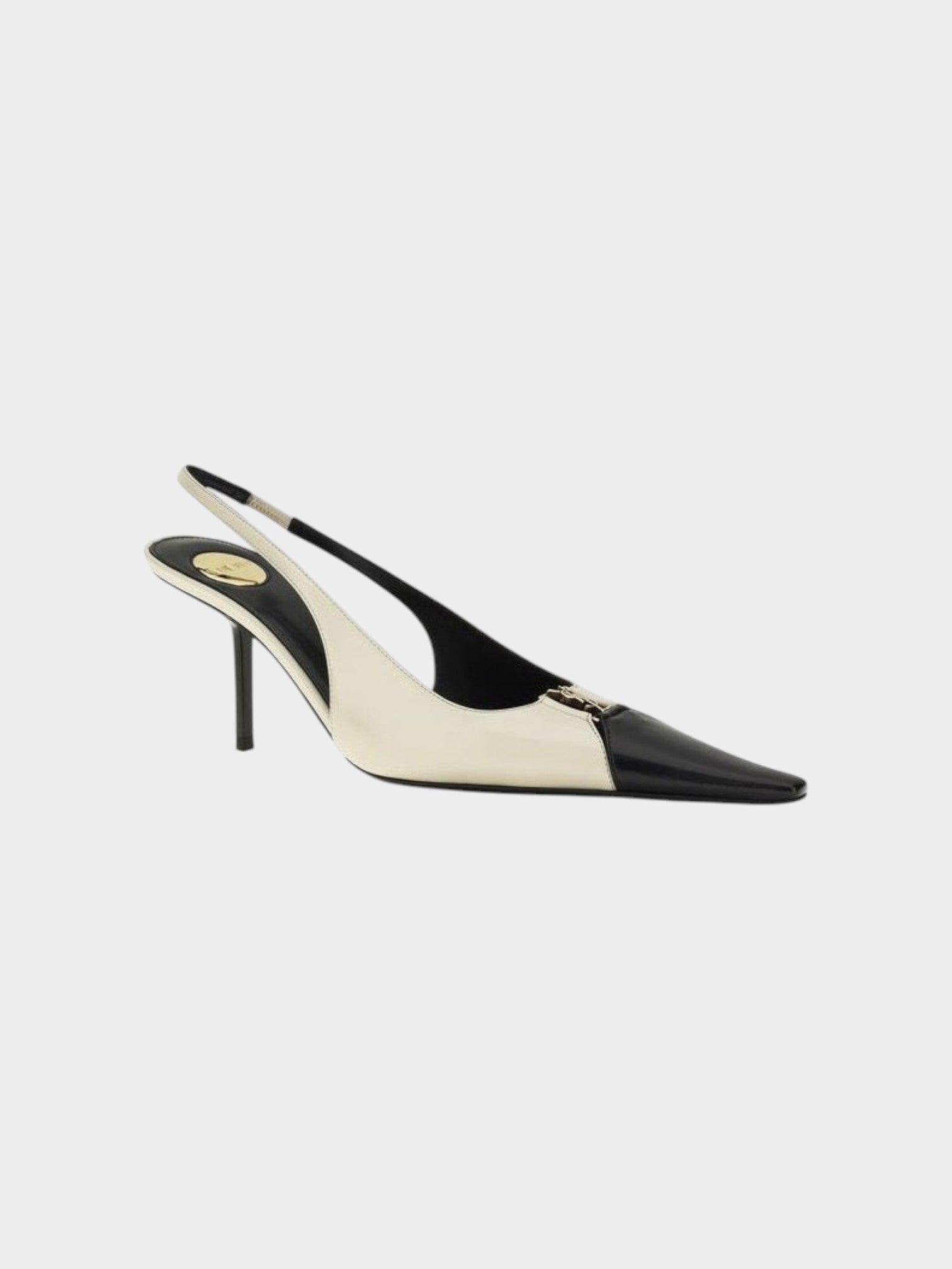 Saint Laurent Beige Calf Leather Bos Taurus Pumps-thumbmail-2