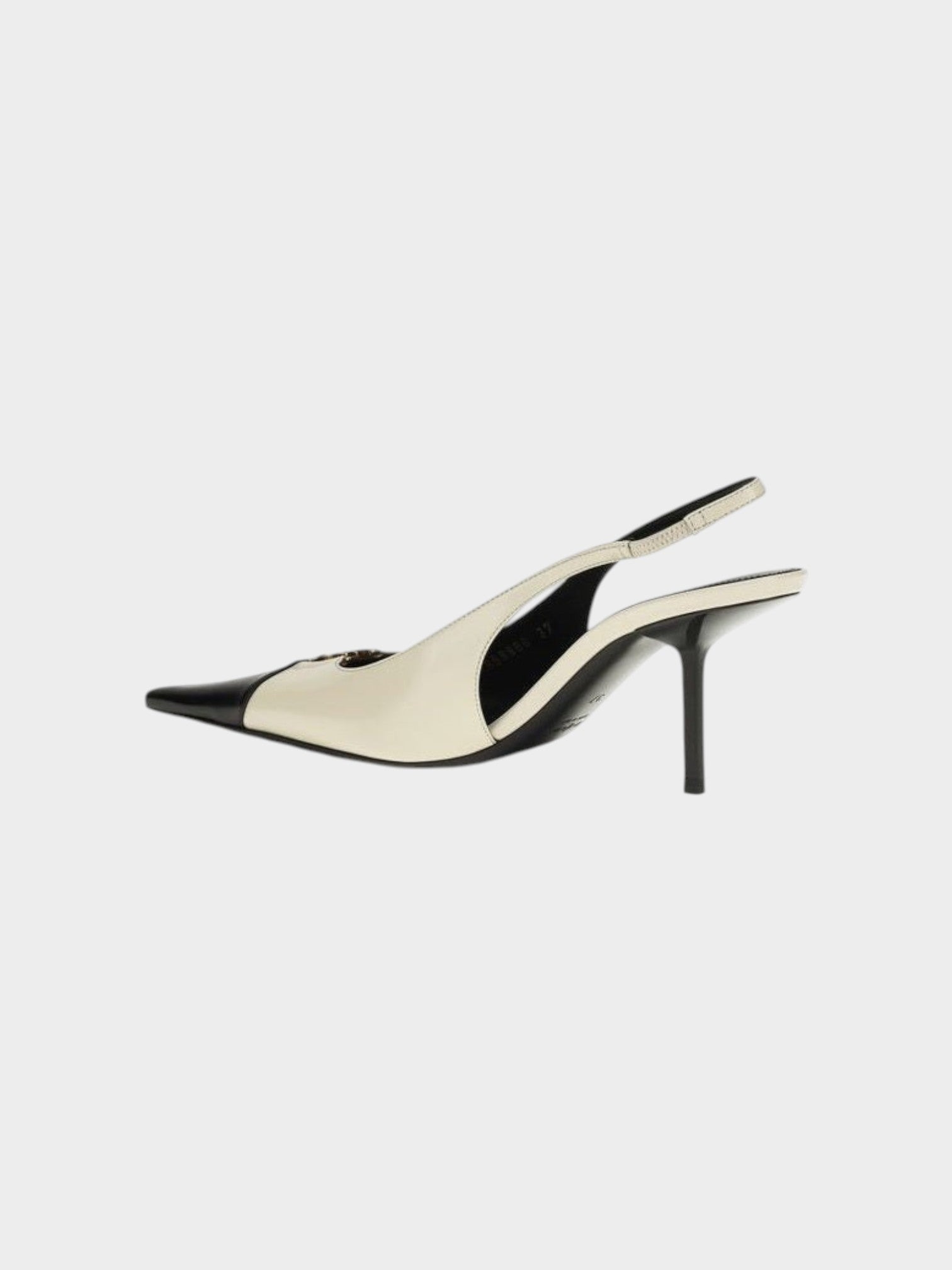 Saint Laurent Beige Calf Leather Bos Taurus Pumps-thumbmail-3