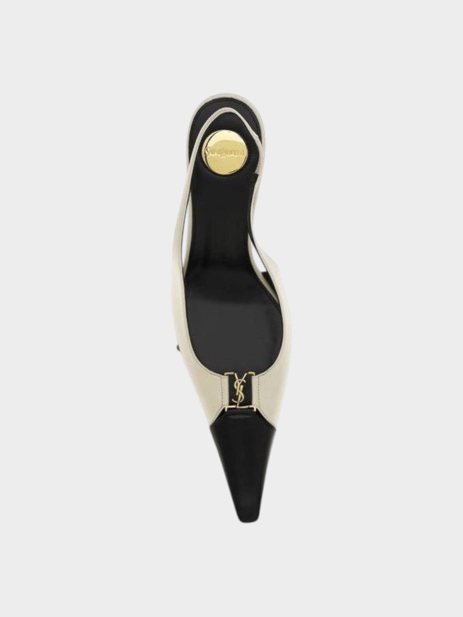 Saint Laurent Beige Calf Leather Bos Taurus Pumps-thumbmail-4