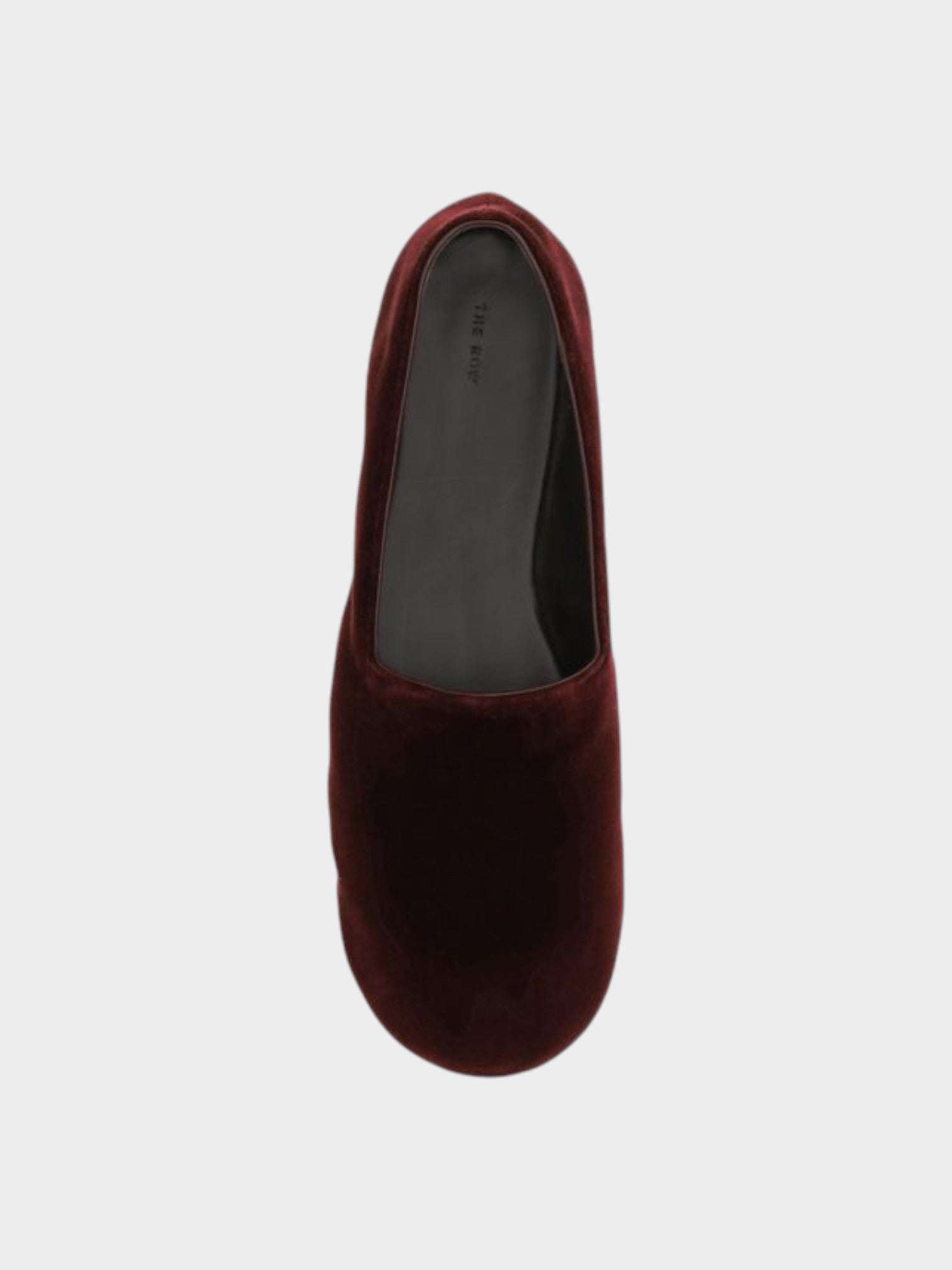 The Row Bordeaux Cotton Slip-On Loafers-thumbmail-4
