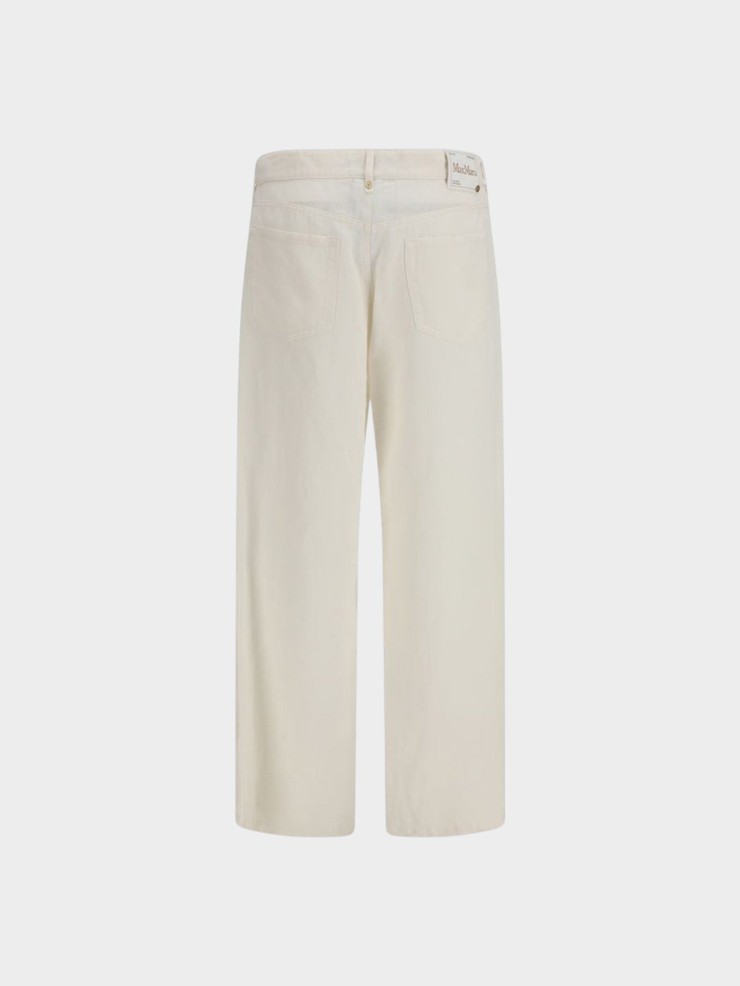 'S Max Mara Beige Cotton Casual Pants-thumbmail-2
