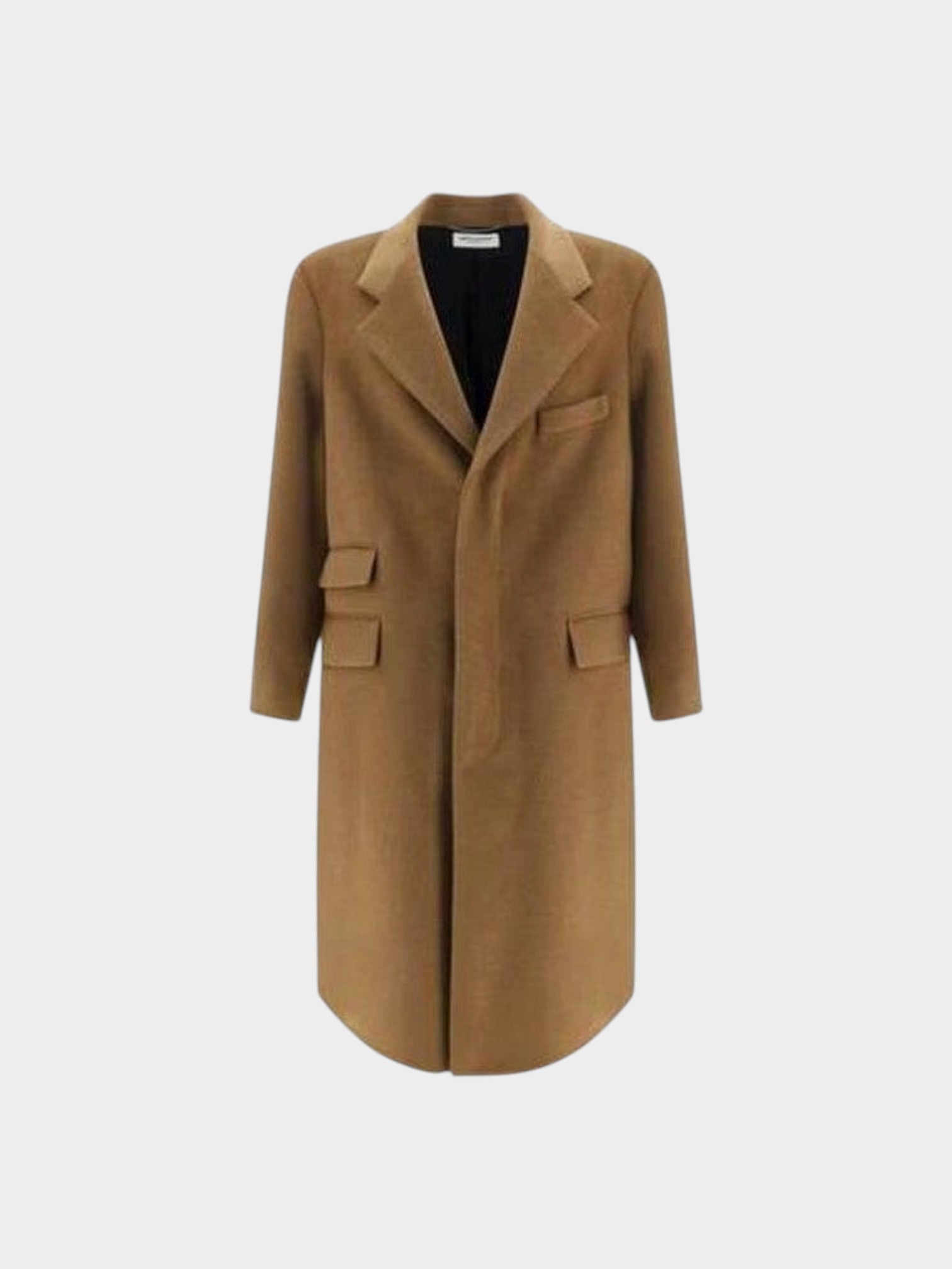 Saint Laurent Brown Wool Coat
