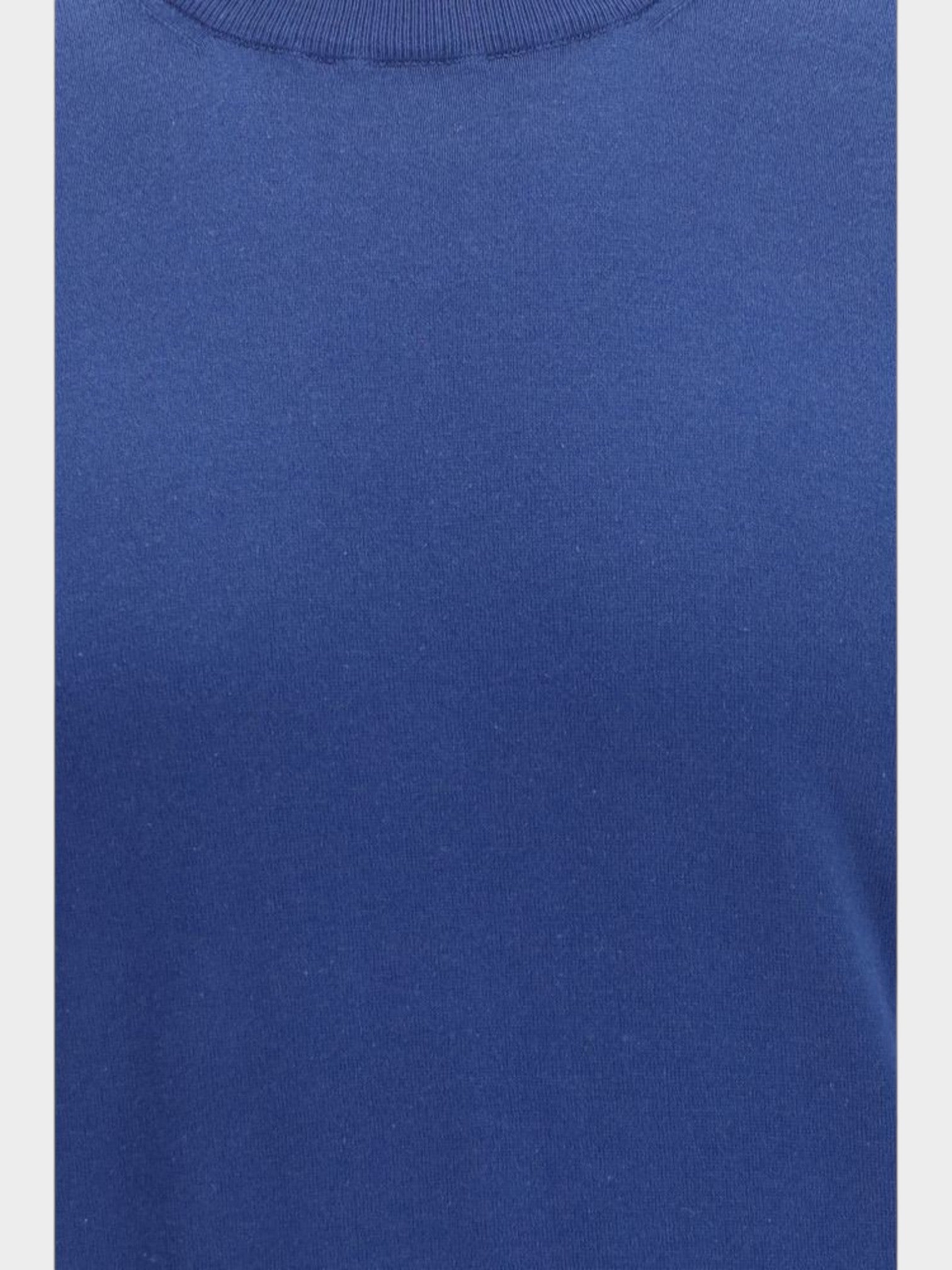Brunello Cucinelli Blue Cotton T-Shirt-thumbmail-3