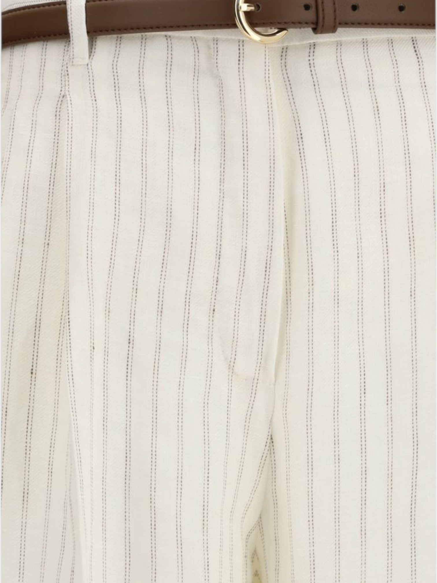 Max Mara Beige Linen Casual Pants-thumbmail-3