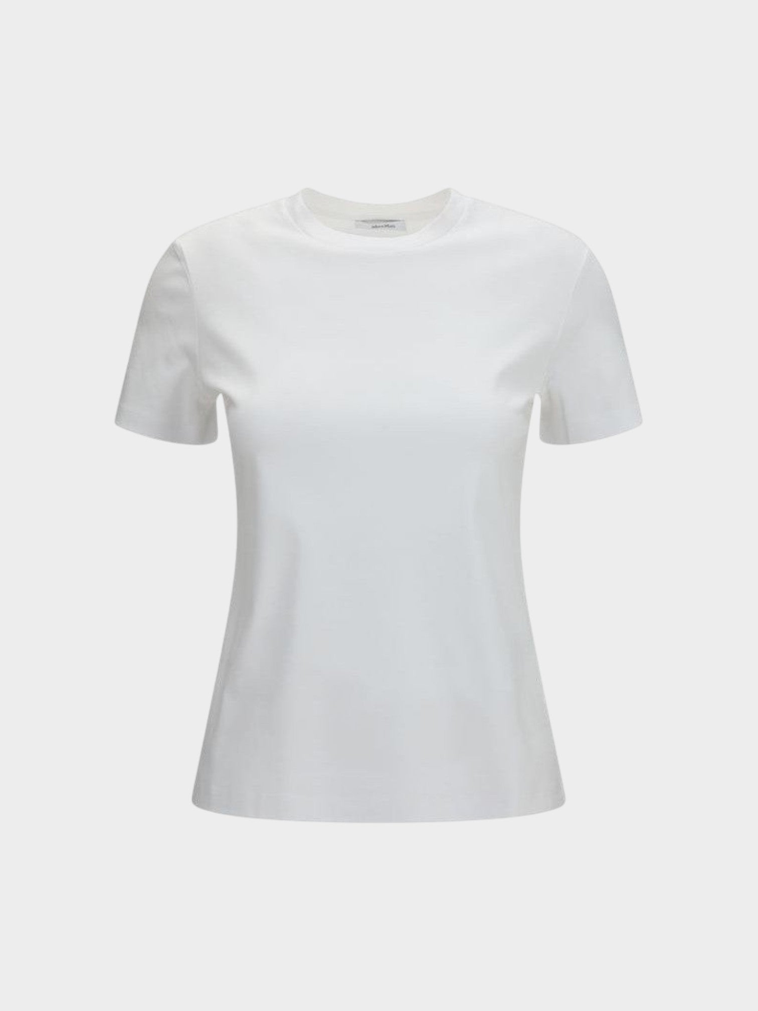 Max Mara Pure White Cotton T-Shirt