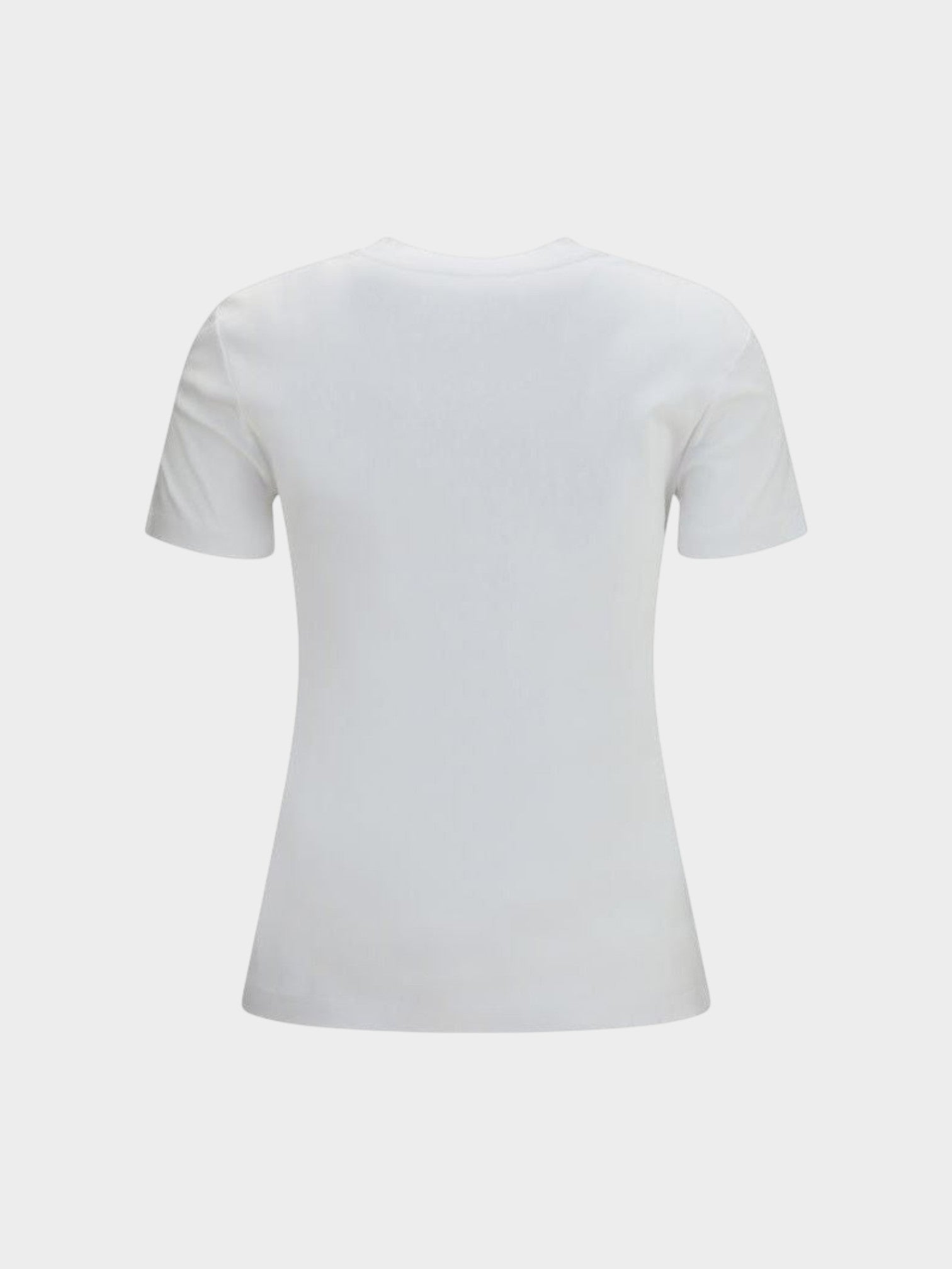 Max Mara Pure White Cotton T-Shirt-thumbmail-2