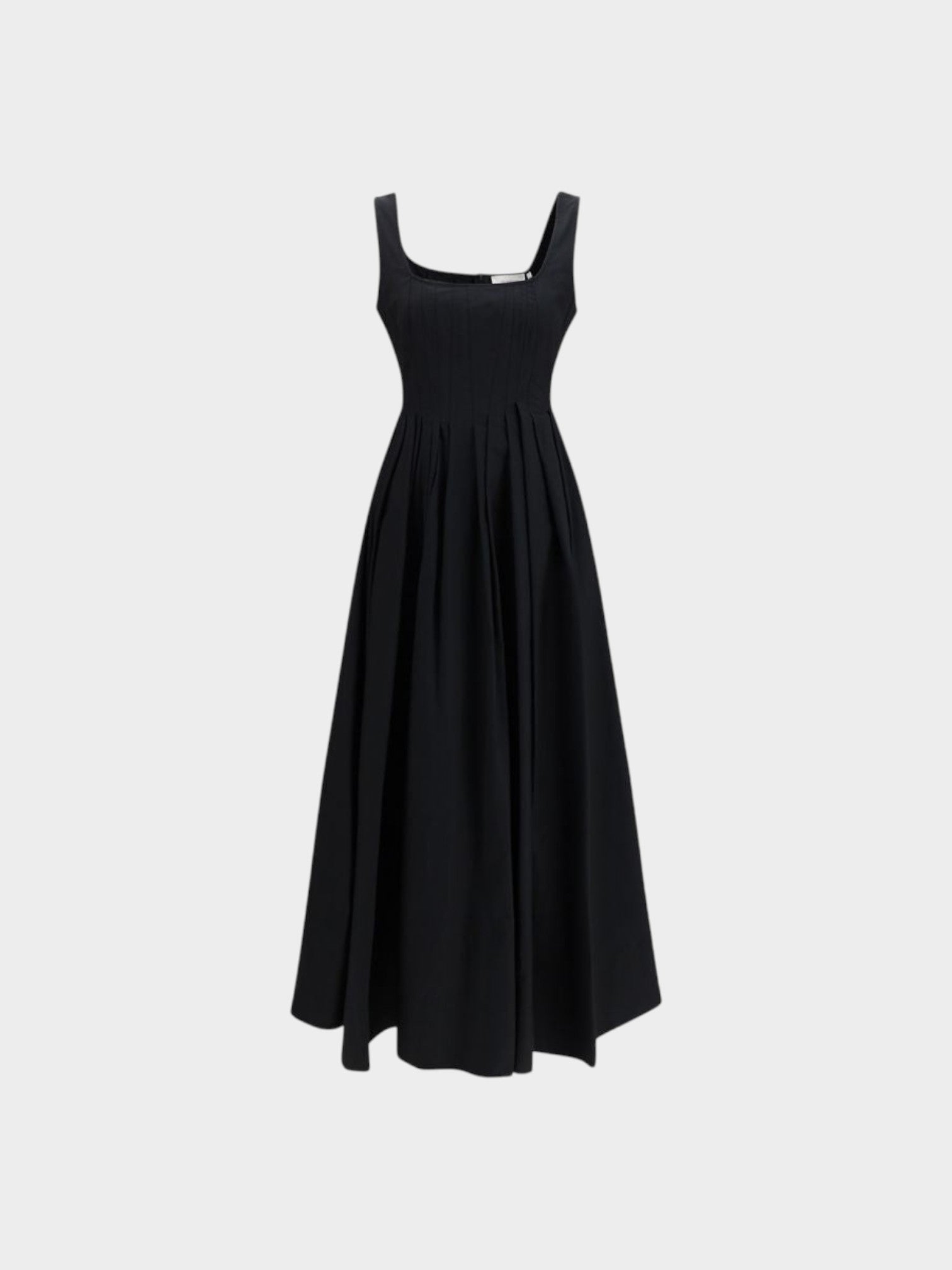 Max Mara Black Cotton Casual Dress