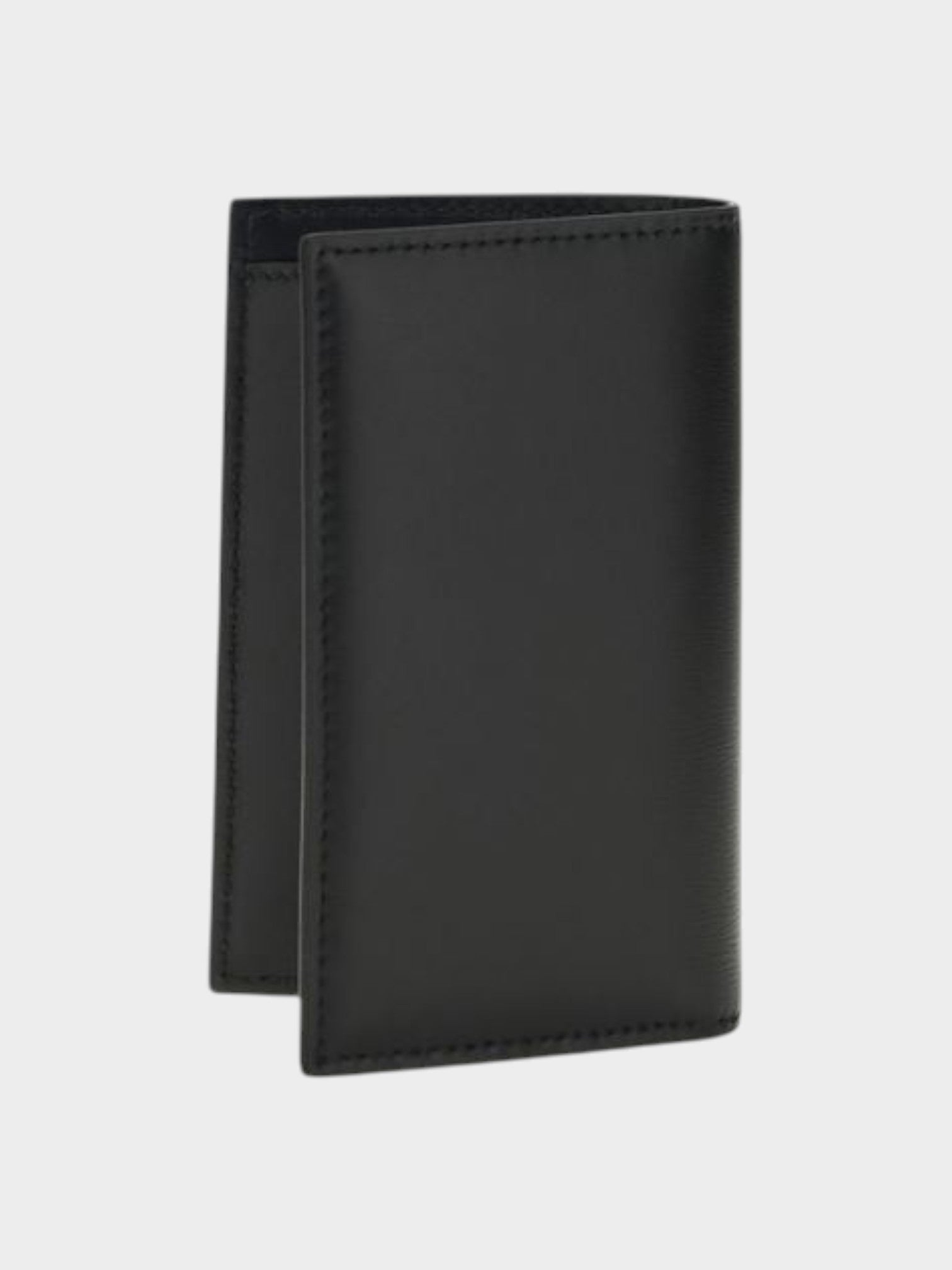 Ferragamo Black Calf Leather Bos Taurus Wallet-thumbmail-2