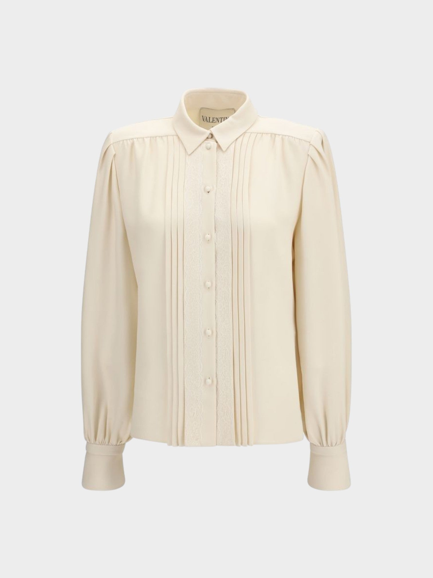 Valentino Beige Silk Shirt