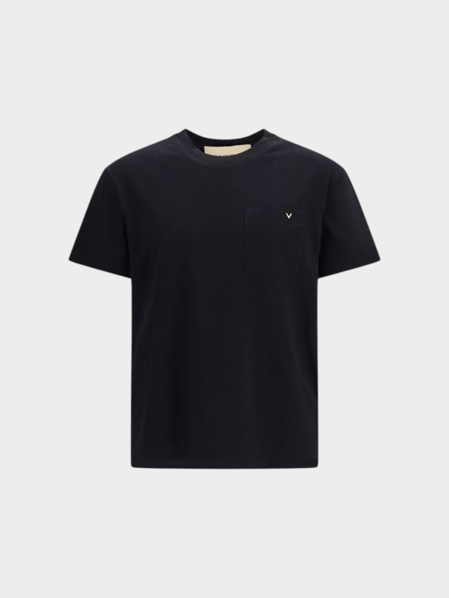 Valentino Black Cotton T-Shirt