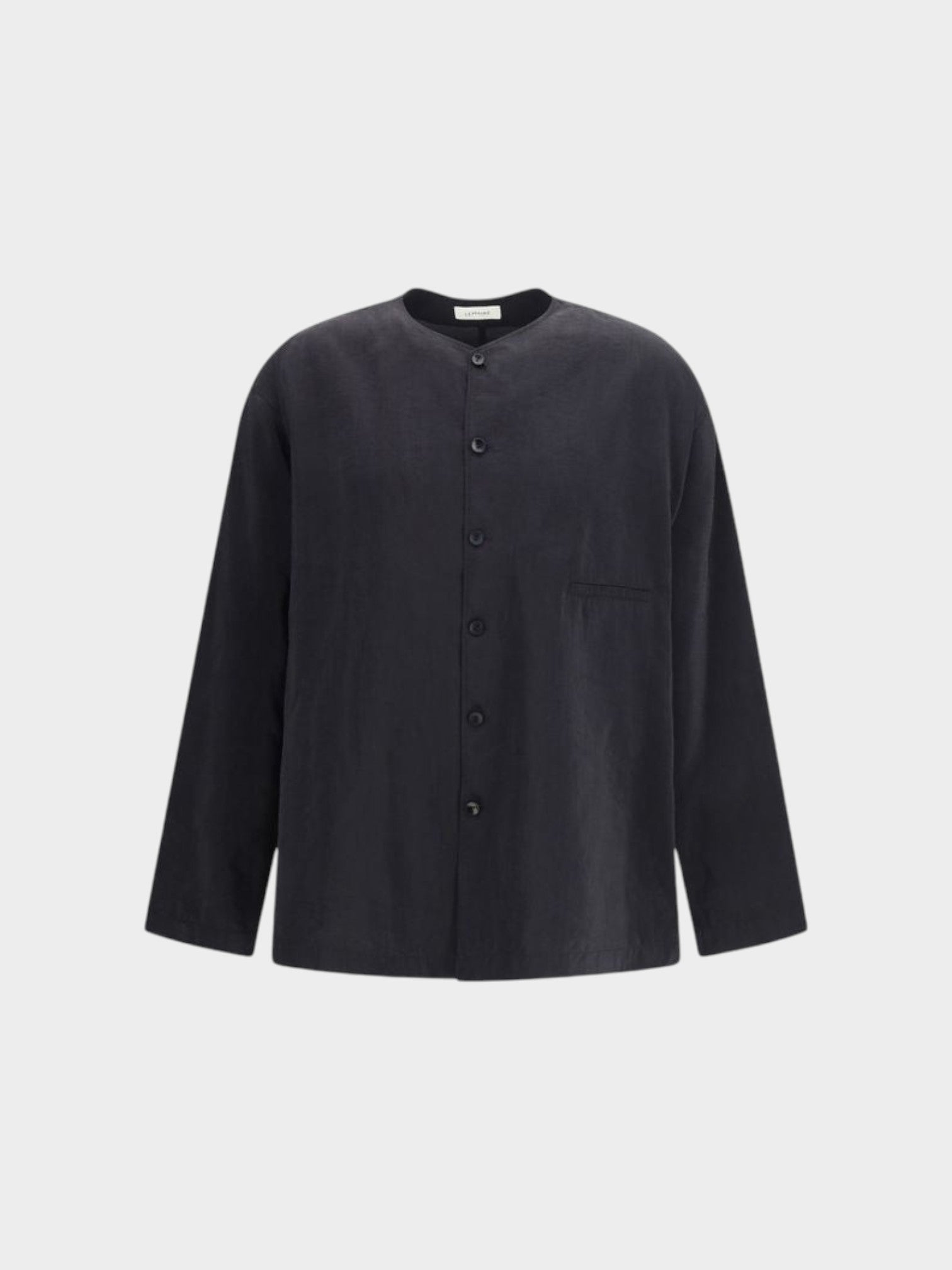 Lemaire Black Silk Shirt