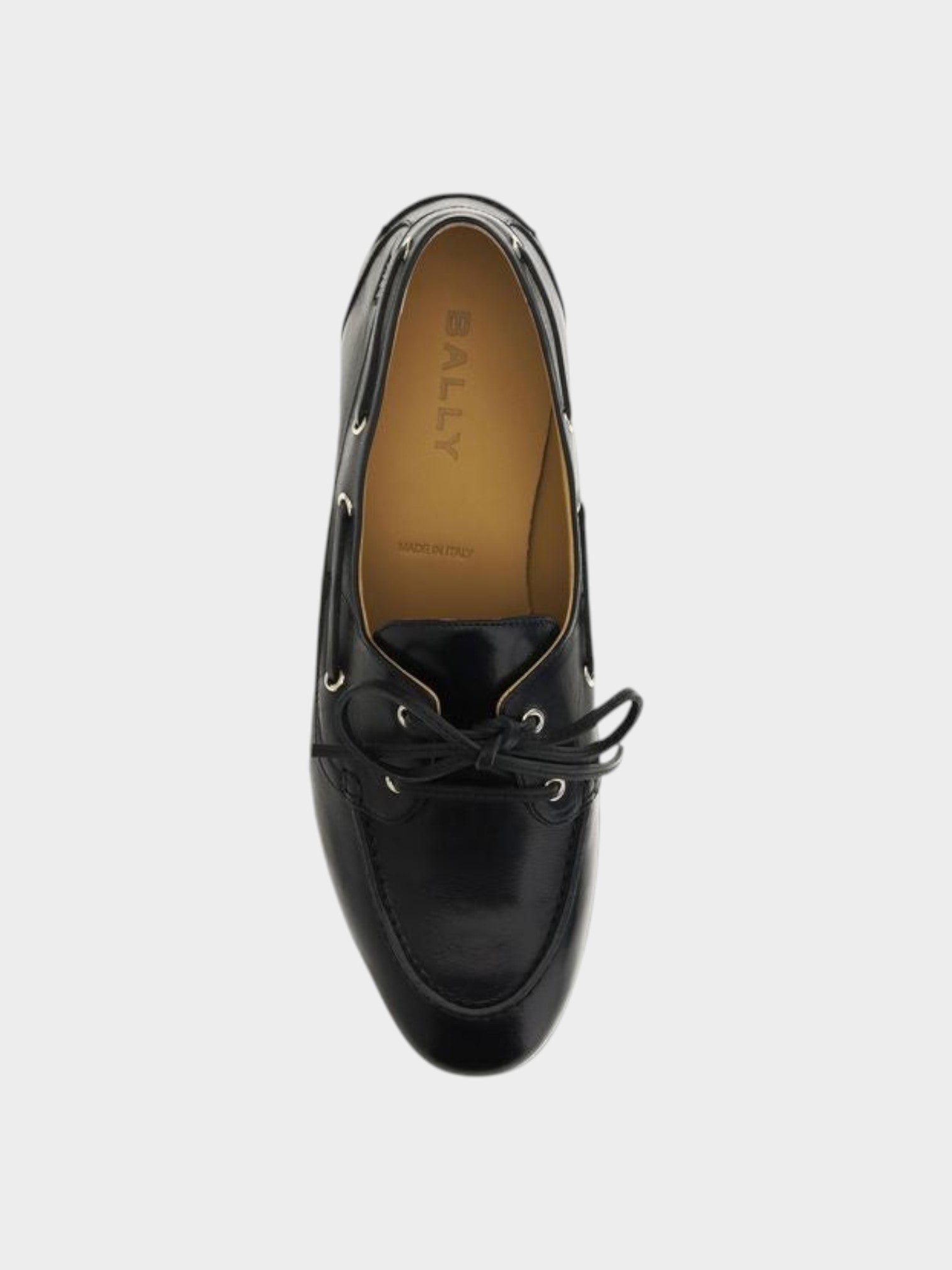 Bally Black Buffalo Leather Slip-On Loafers-thumbmail-4