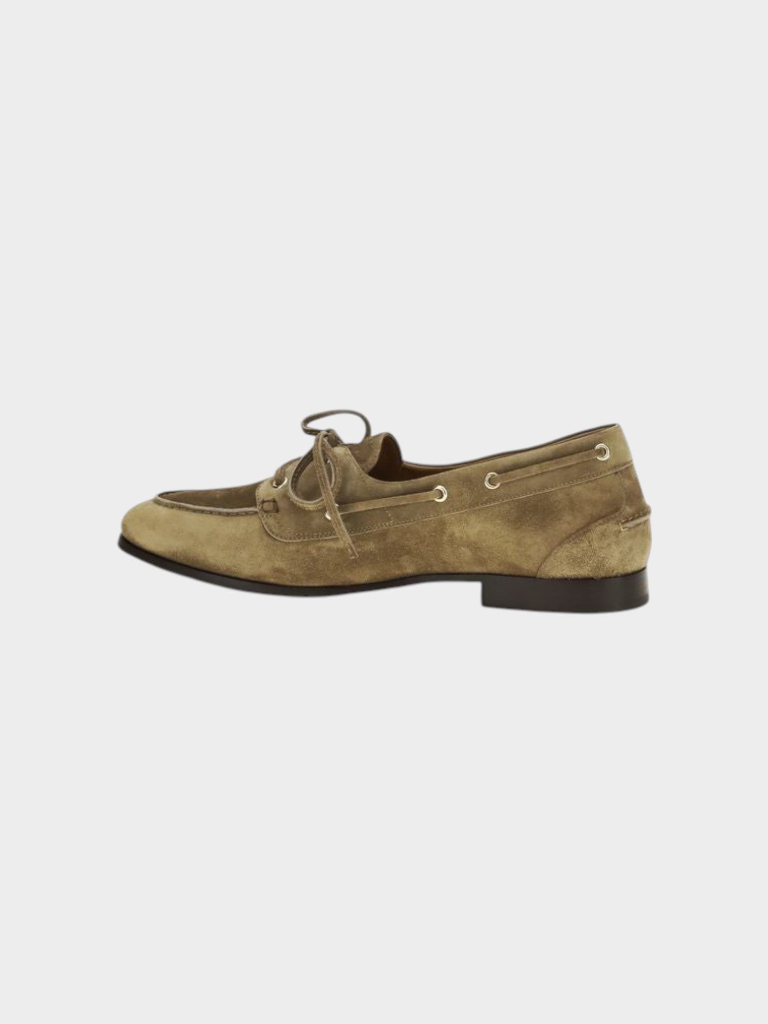 Bally Beige Buffalo Leather Slip-On Loafers-thumbmail-3