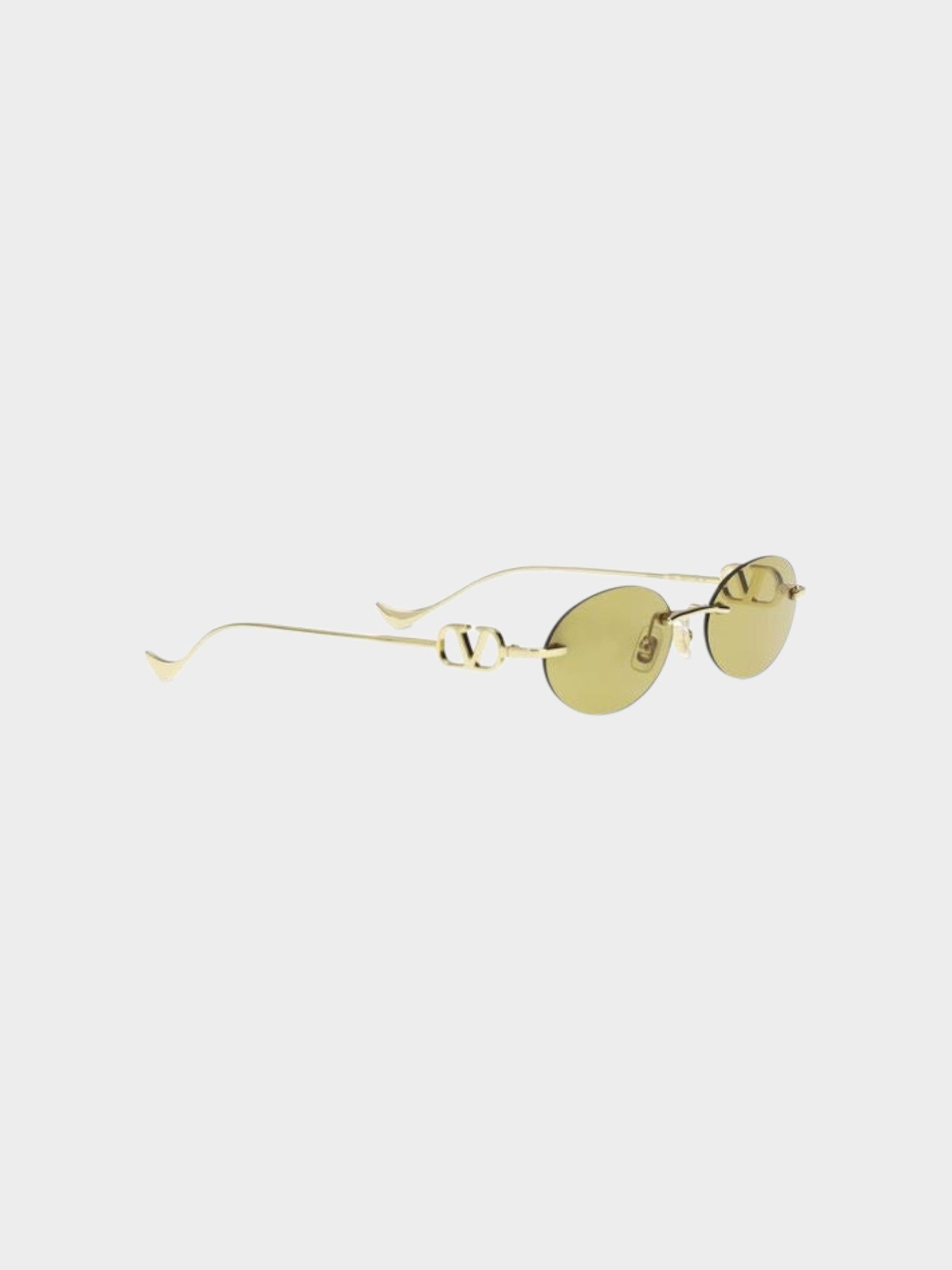 Valentino Garavani Bicolor Metal Sunglasses-thumbmail-2