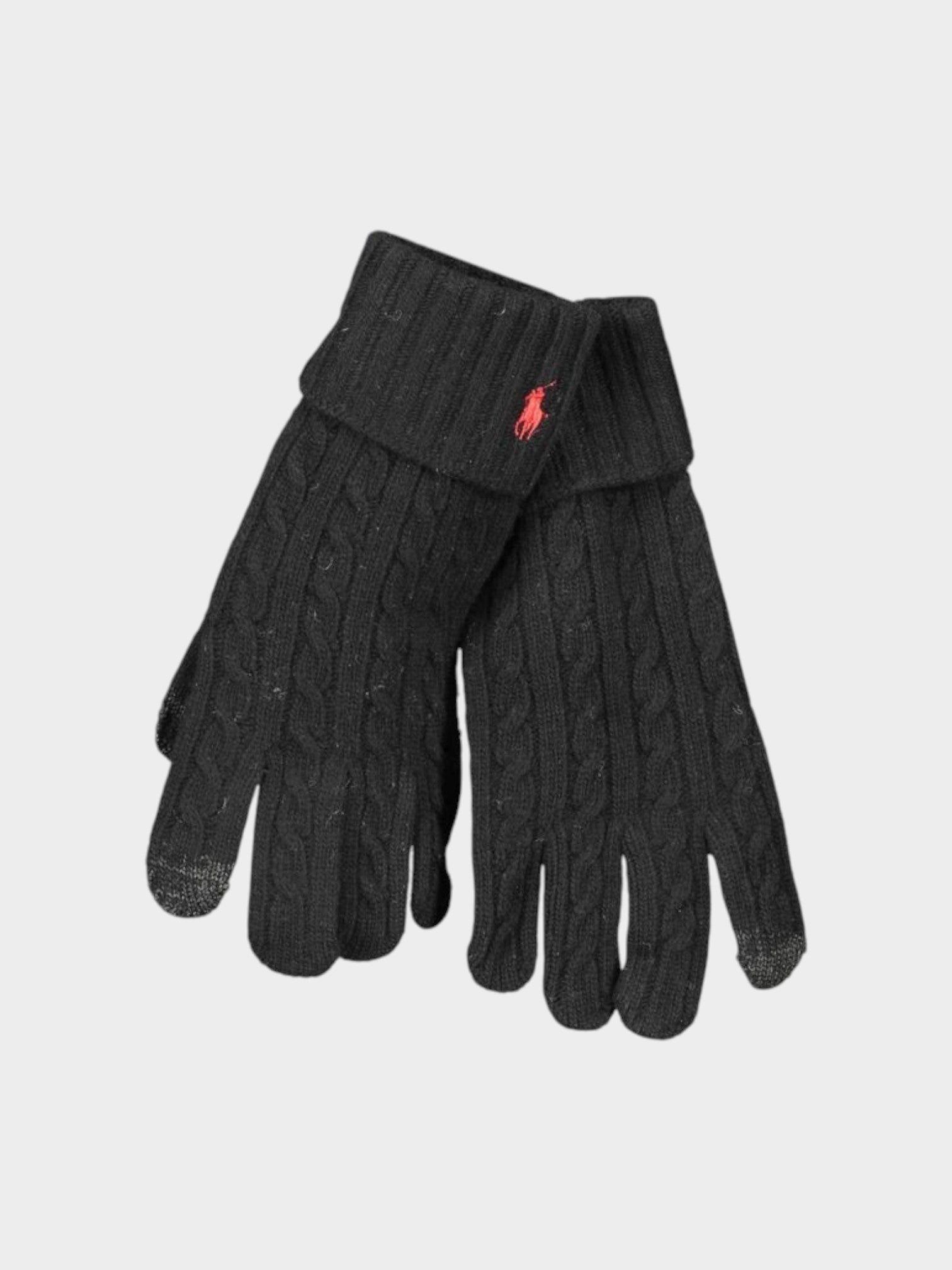 Ralph Lauren Black Wool Men's Glove