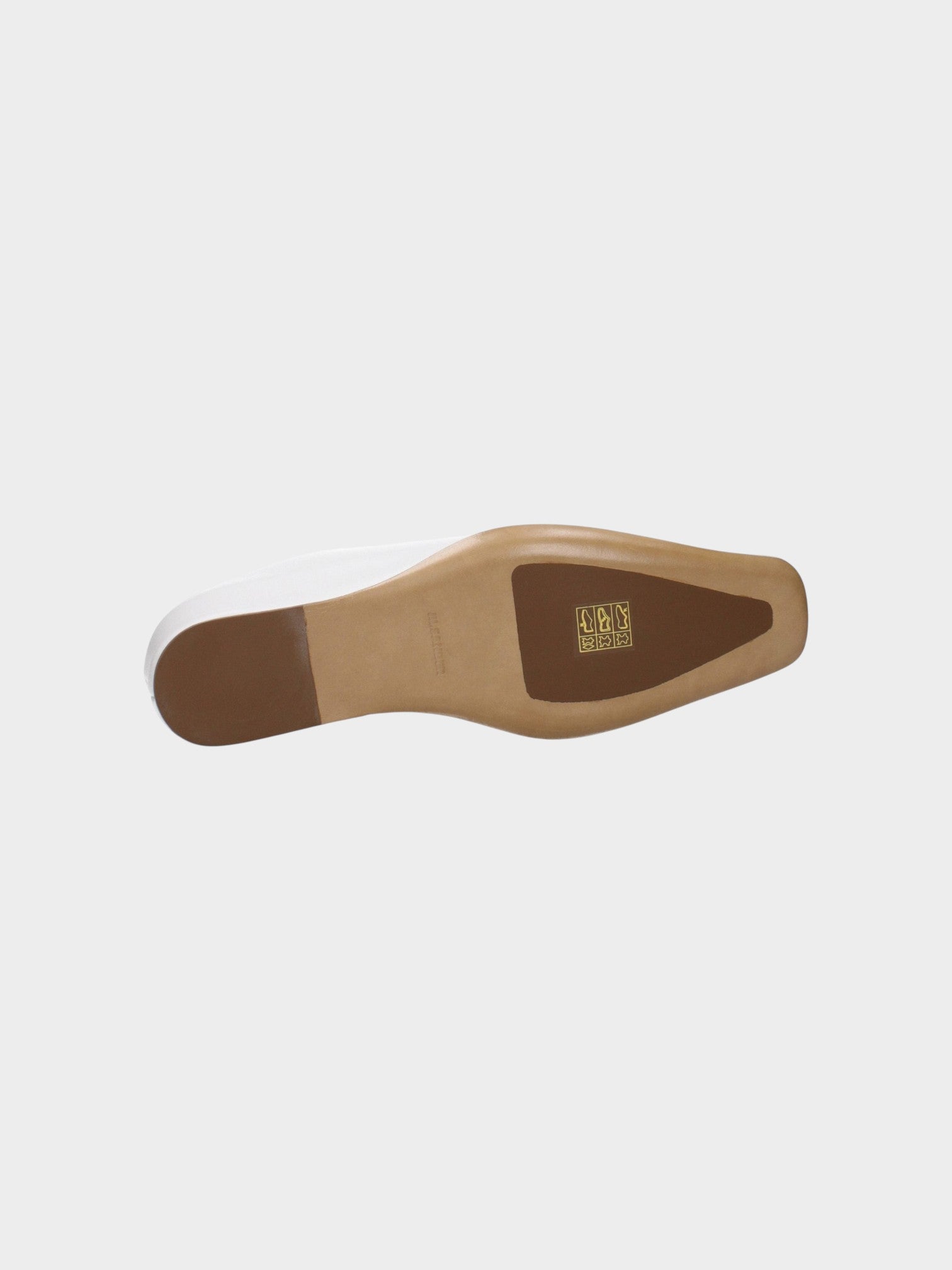 Jil Sander White Leather Slippers-thumbmail-5
