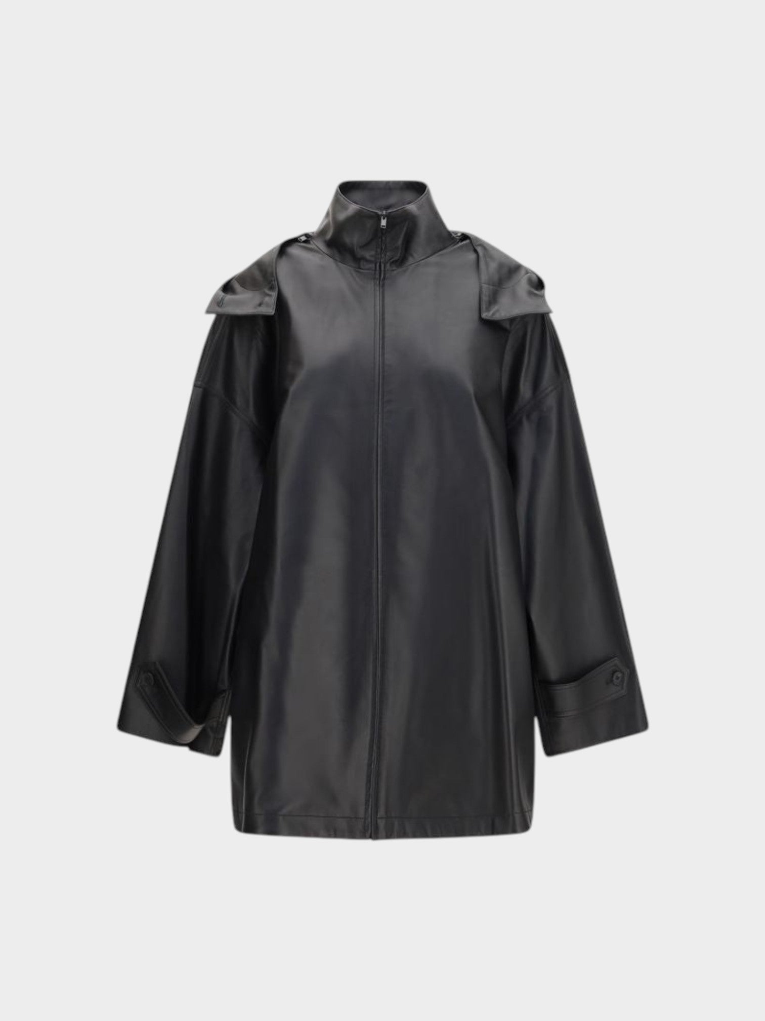 The Row Black Lamb Ovis Aries Aries Coat