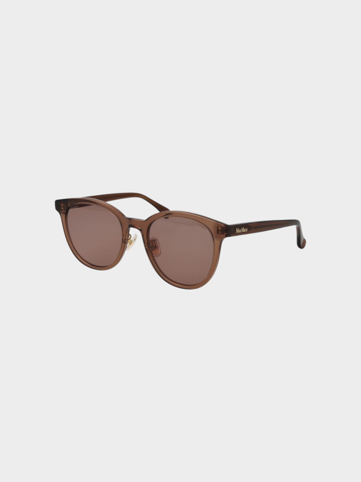 Max Mara Brown Acetate Sunglasses