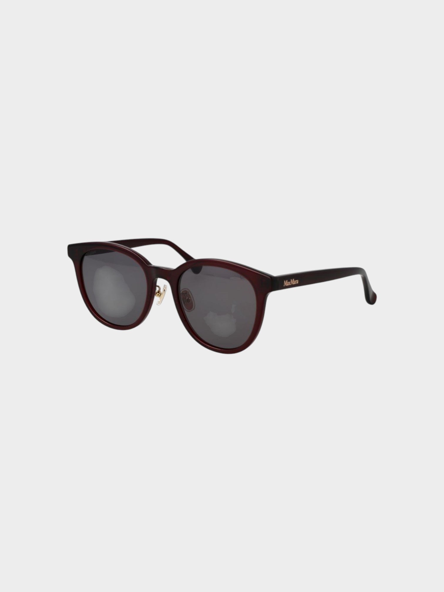 Max Mara Burgundy Acetate Sunglasses