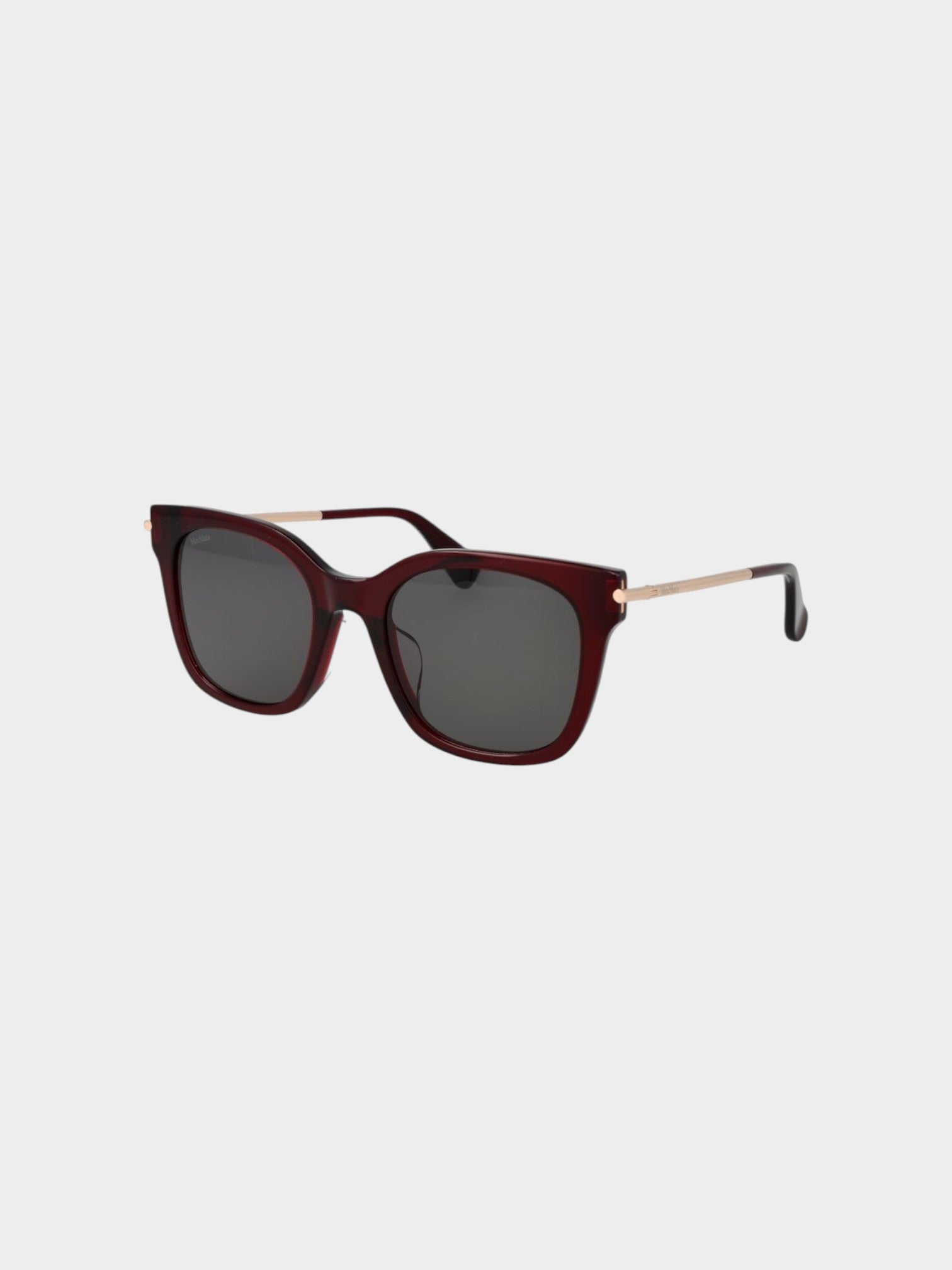 Max Mara Burgundy Acetate Sunglasses
