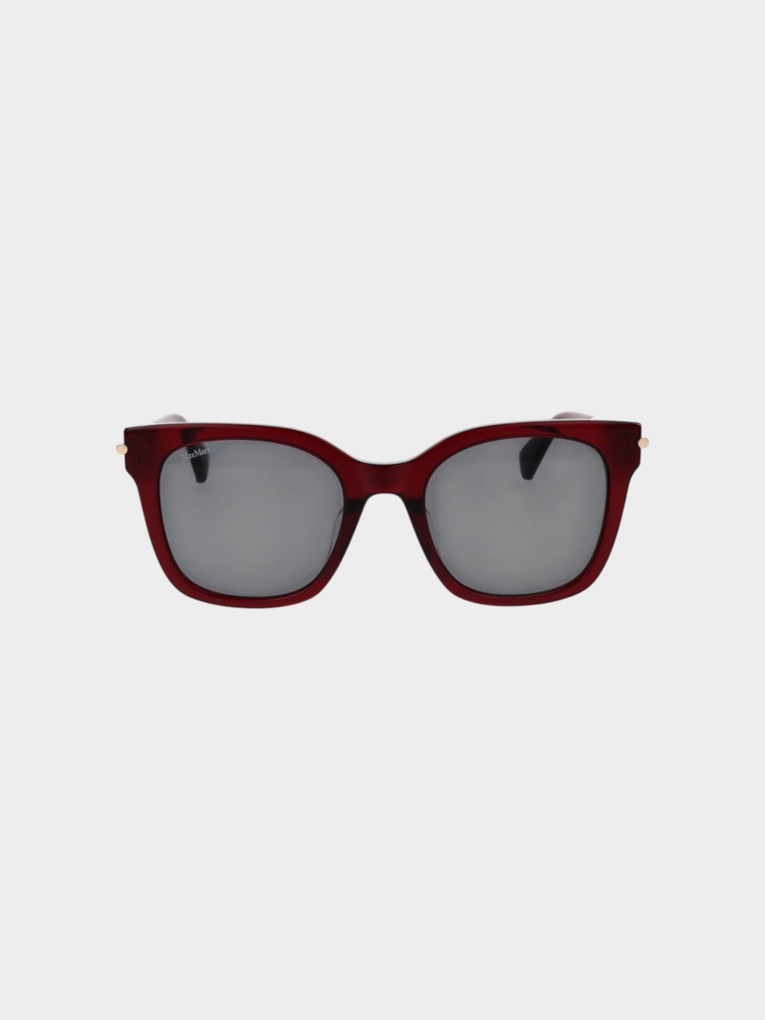 Max Mara Burgundy Acetate Sunglasses-thumbmail-2