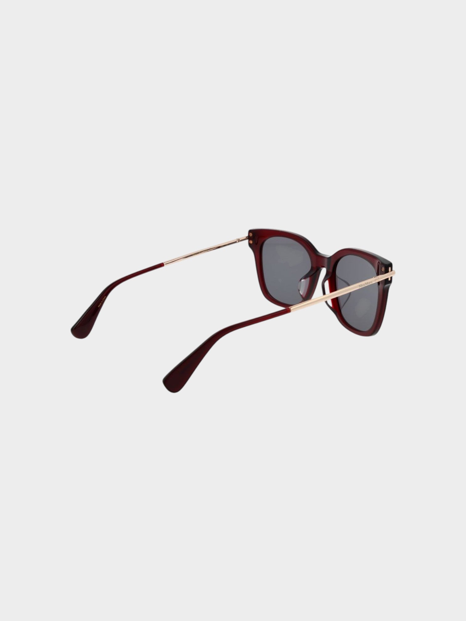 Max Mara Burgundy Acetate Sunglasses-thumbmail-3