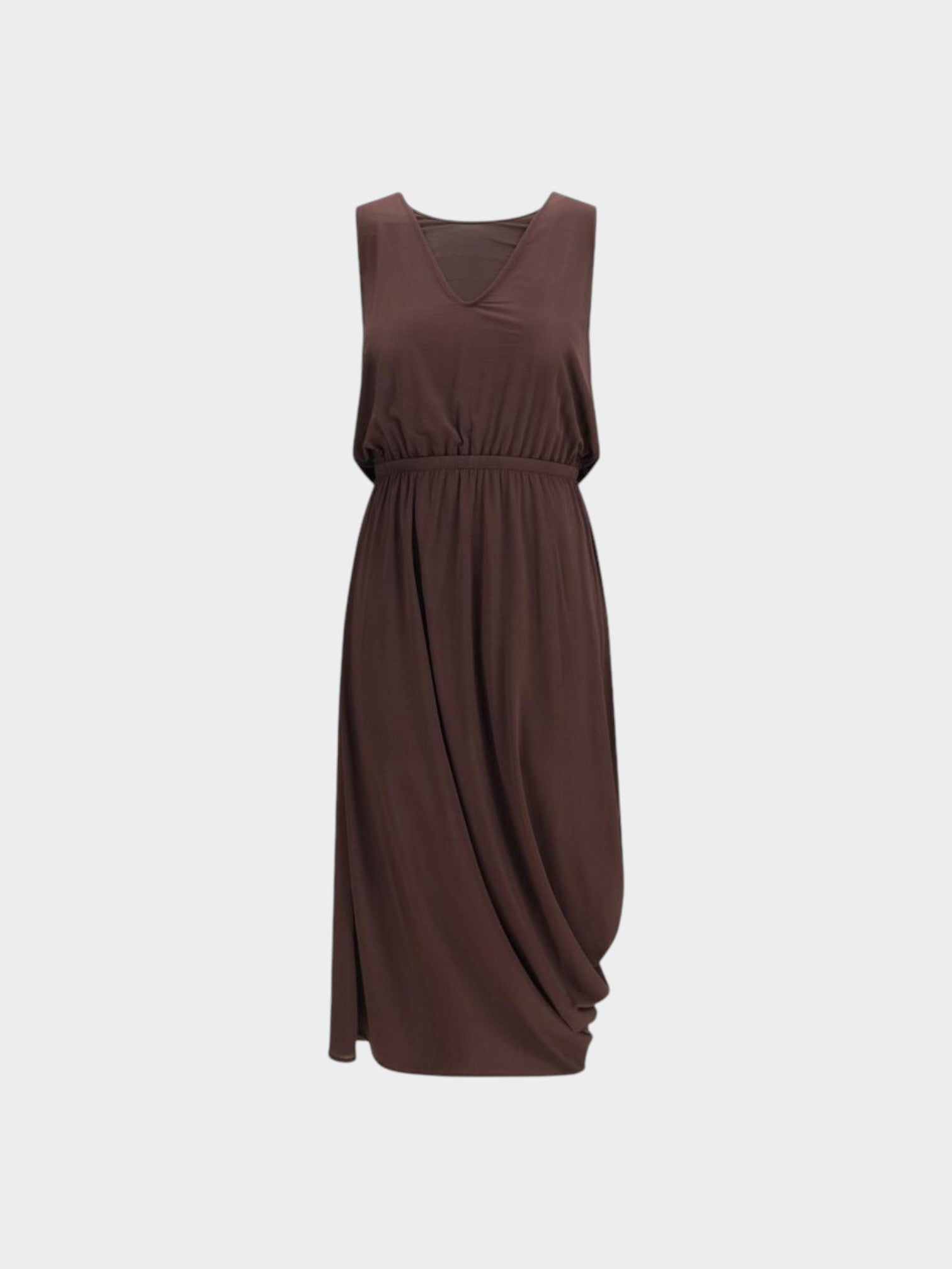 Lemaire Brown Viscose Casual Dress