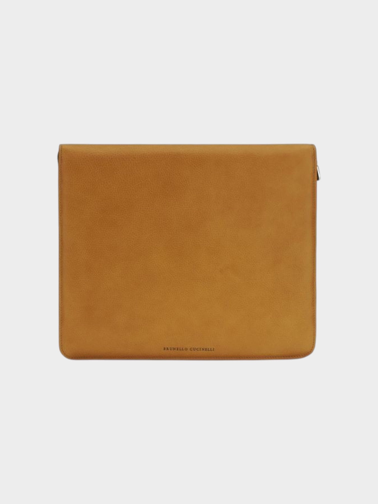 Brunello Cucinelli Brown Calf Leather Bos Taurus Wallet