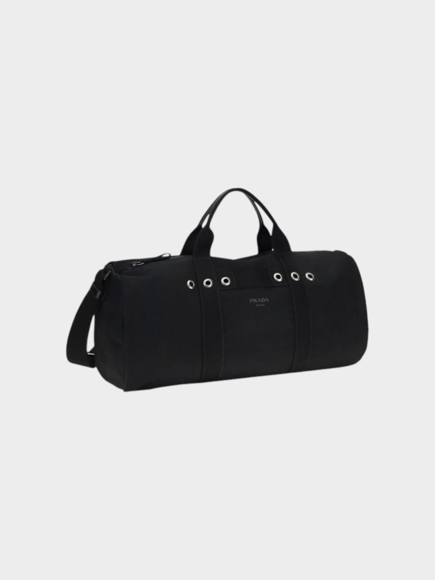 Prada Black Cotton Luggage And Travel-thumbmail-2