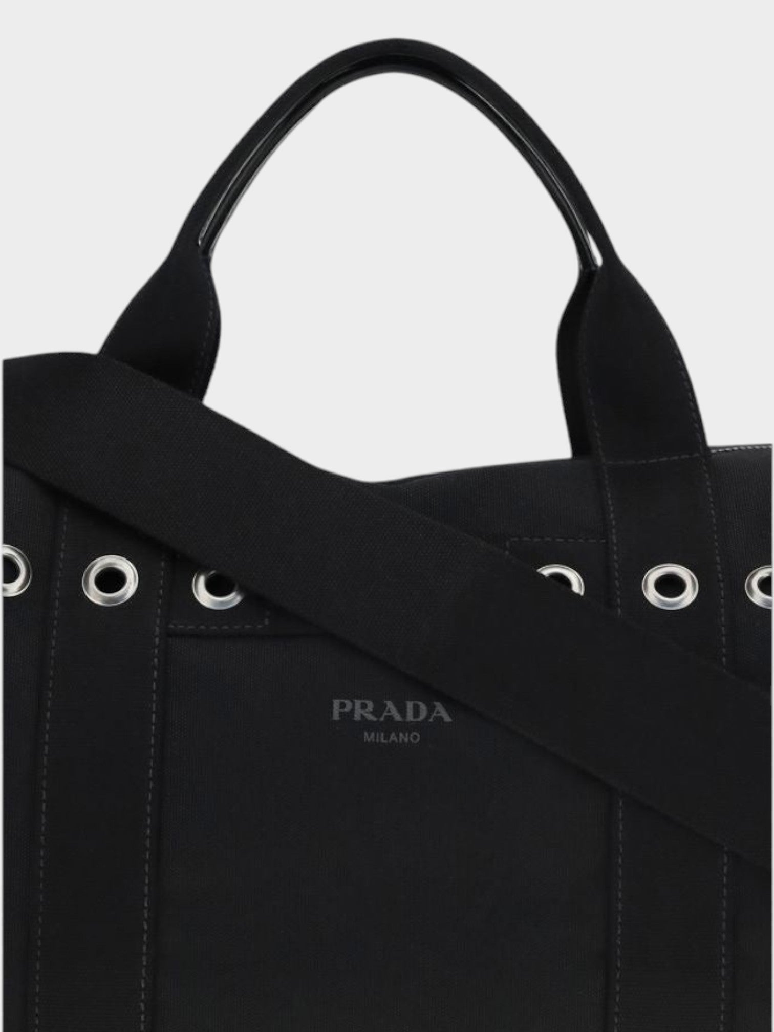 Prada Black Cotton Luggage And Travel-thumbmail-4
