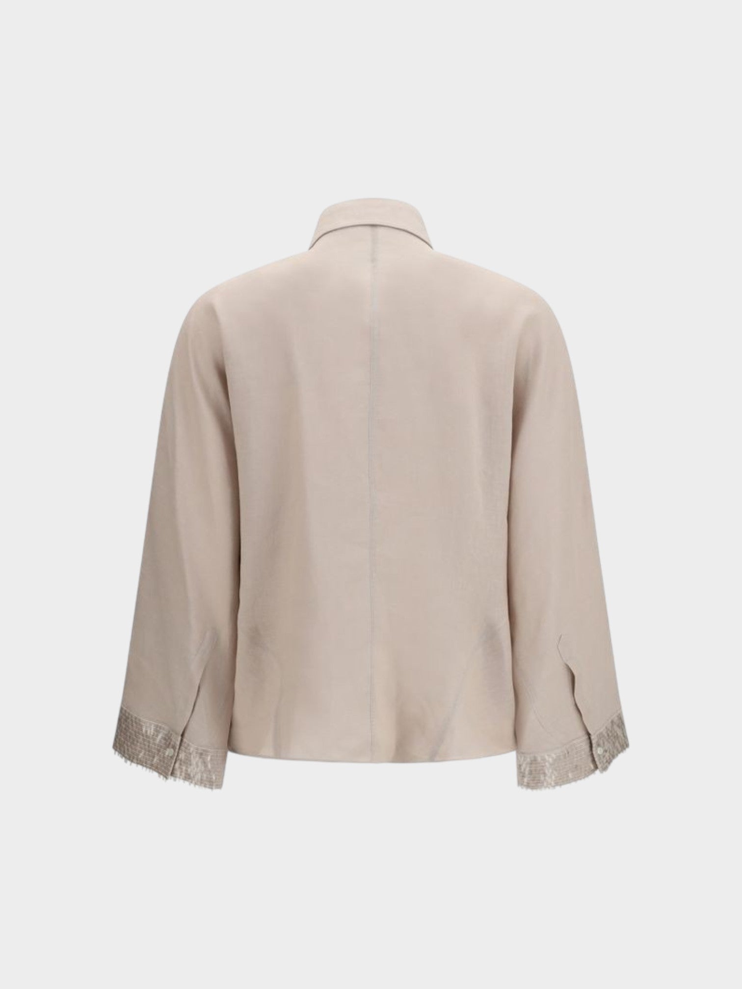 Brunello Cucinelli Beige Linen Shirt-thumbmail-2