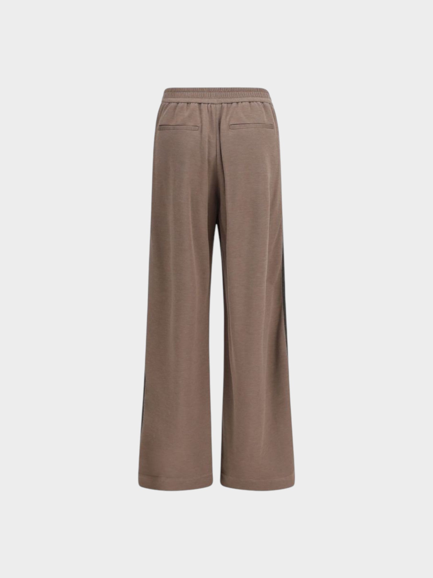 Brunello Cucinelli Brown Cotton Casual Pants-thumbmail-2