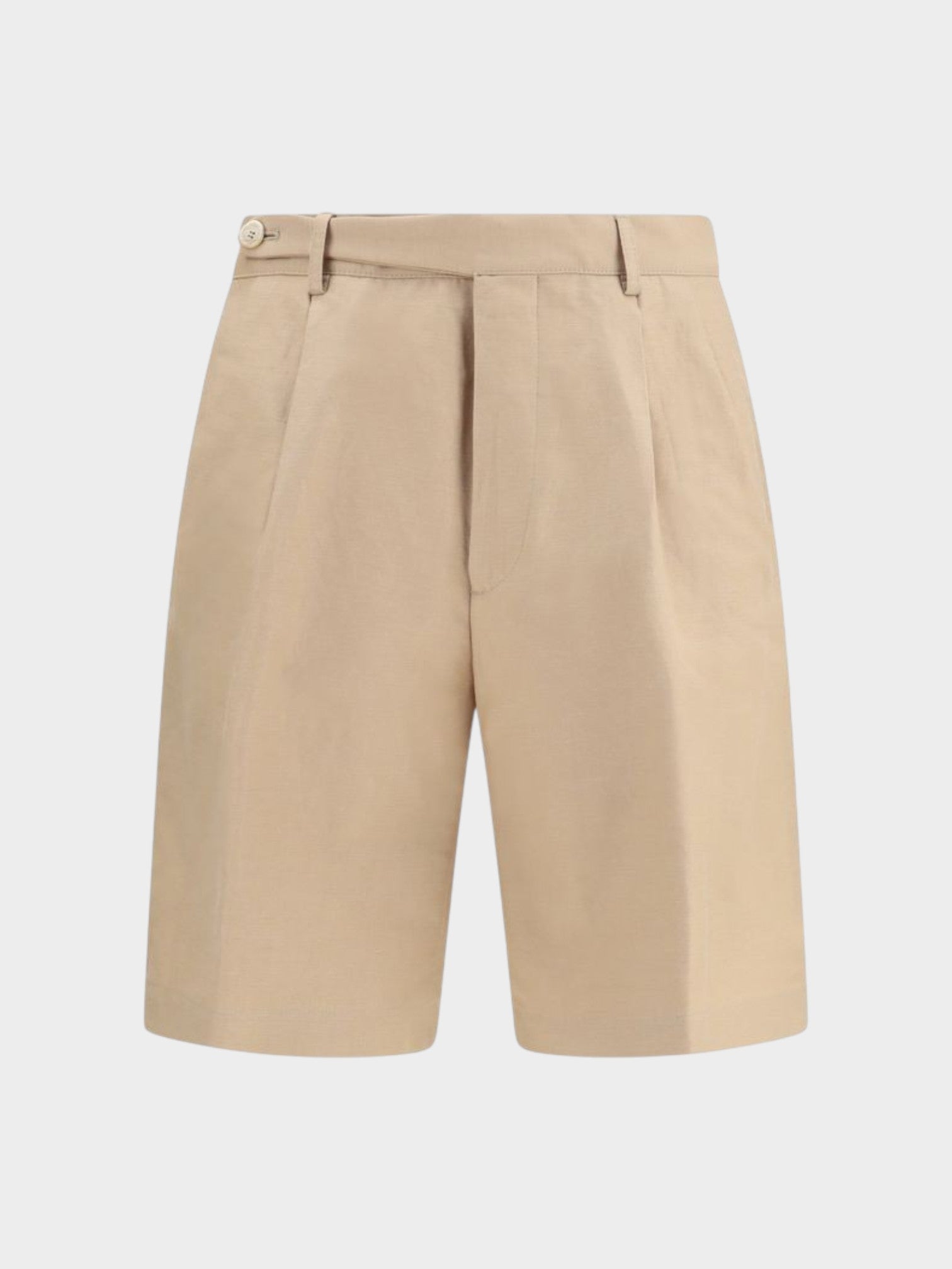 Brunello Cucinelli Beige Cotton Bermuda Shorts