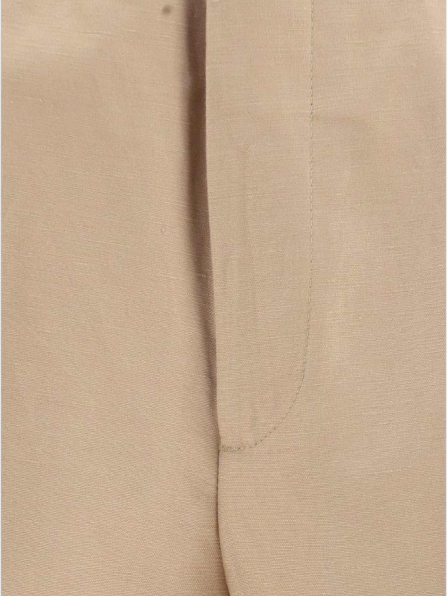 Brunello Cucinelli Beige Cotton Bermuda Shorts-thumbmail-3