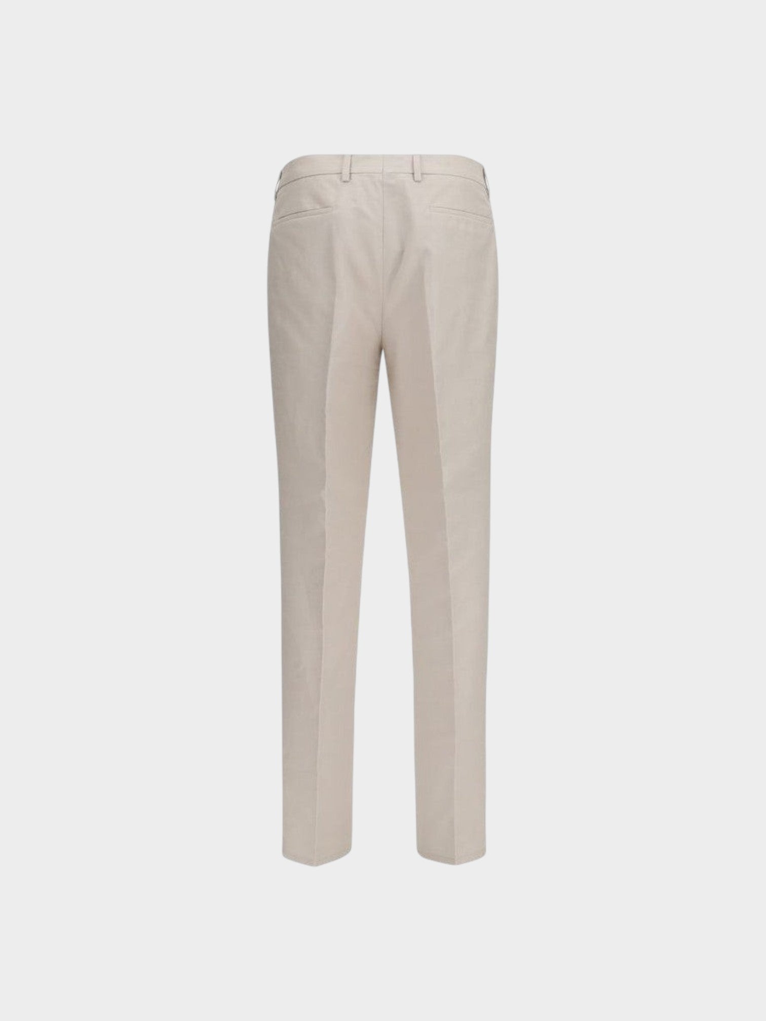 Brunello Cucinelli Beige Cotton Dress Pants-thumbmail-2